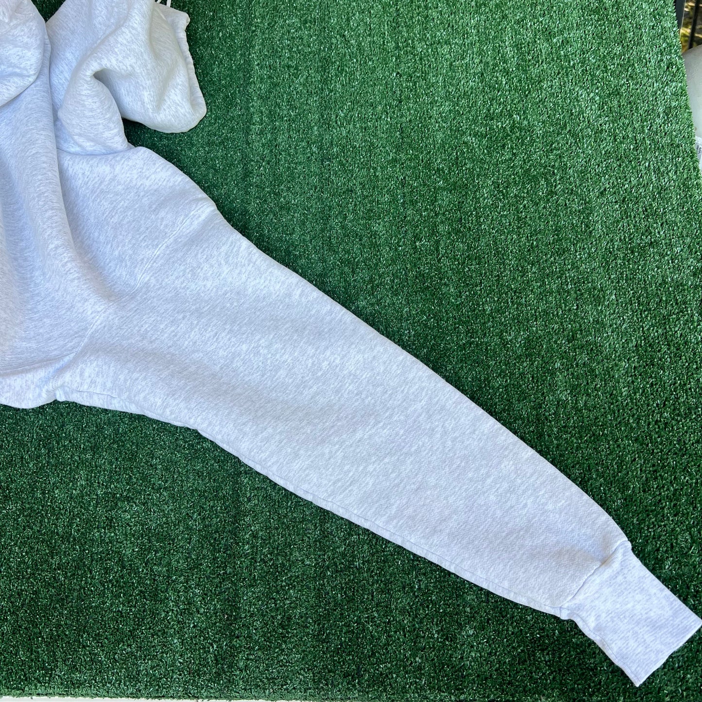Vintage 80s Men's Snow Creek Blank Light Gray Reverse Weave Hoodie - XL 26x28" USA