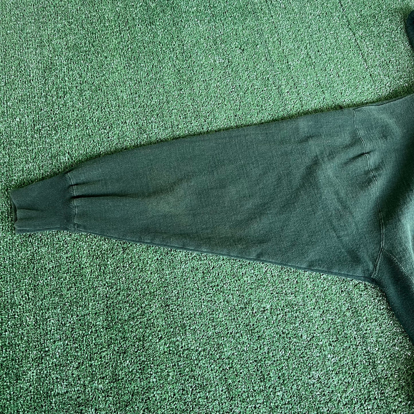Y2K Steve & Barry's Michigan State Spartans Dark Green Reverse Weave Hoodie - XL