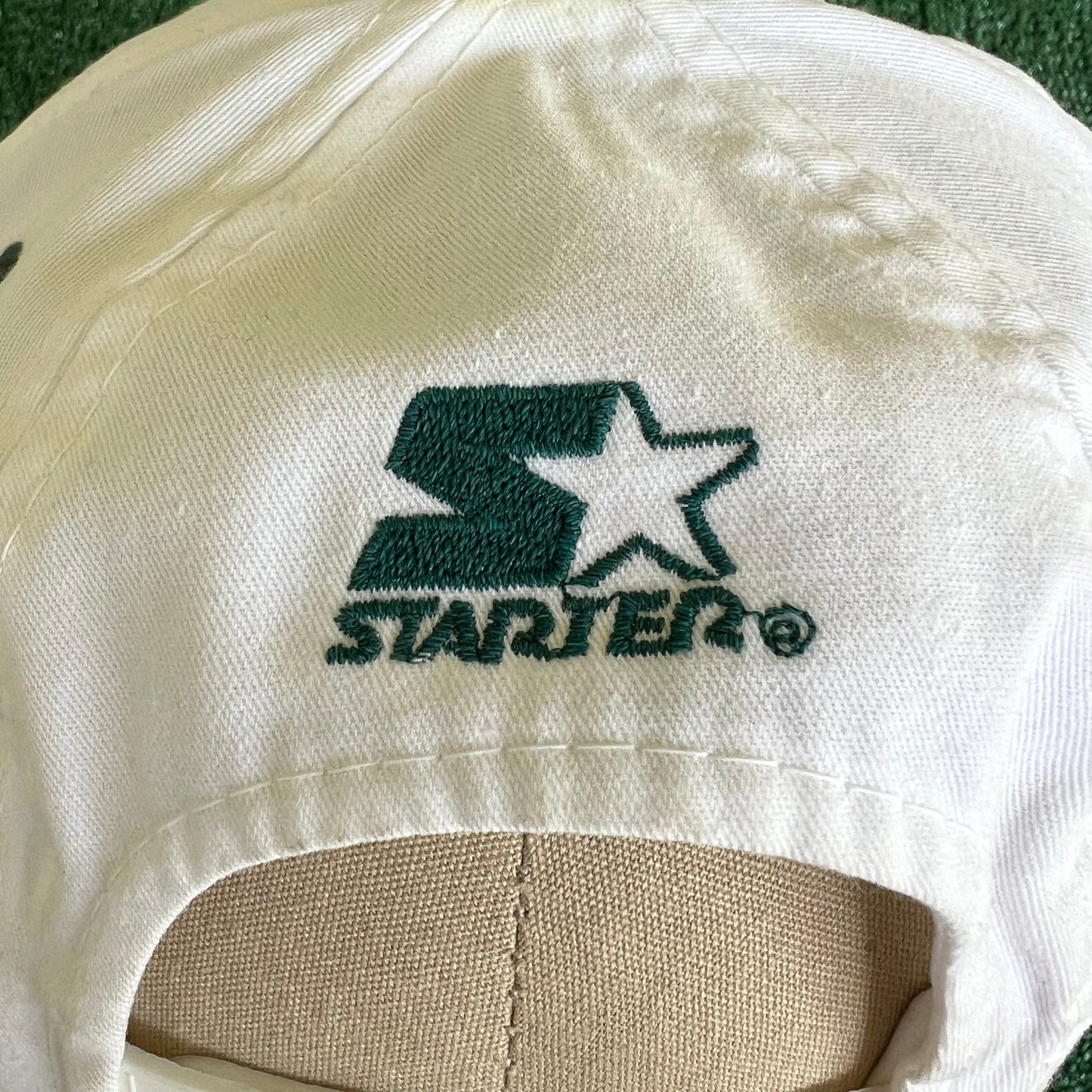 1996 Starter Atlanta Olympics Tri Block White Snapback Hat