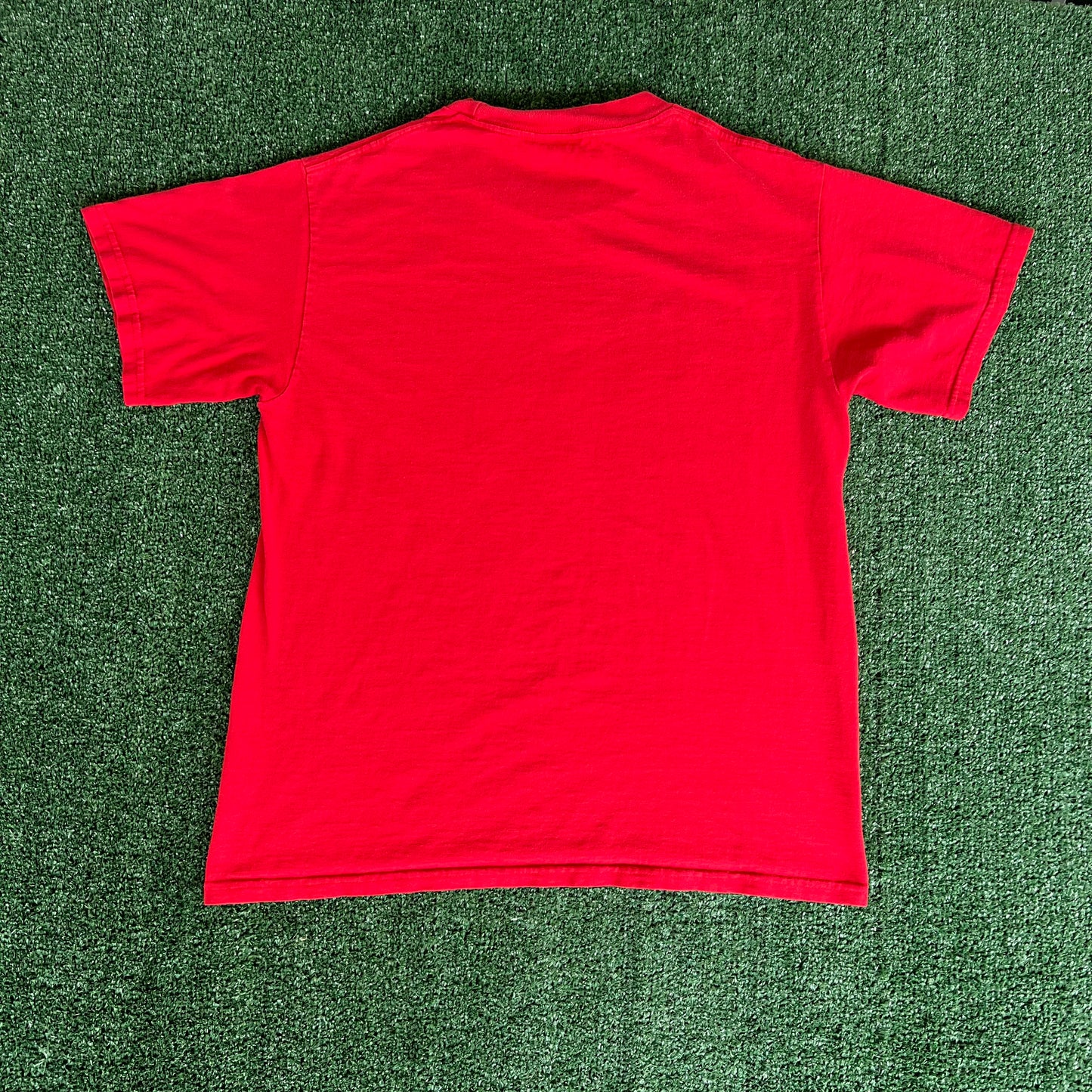 2002 NFL Tampa Bay Buccaneers NFC Champions Helmet Red T-Shirt - Medium