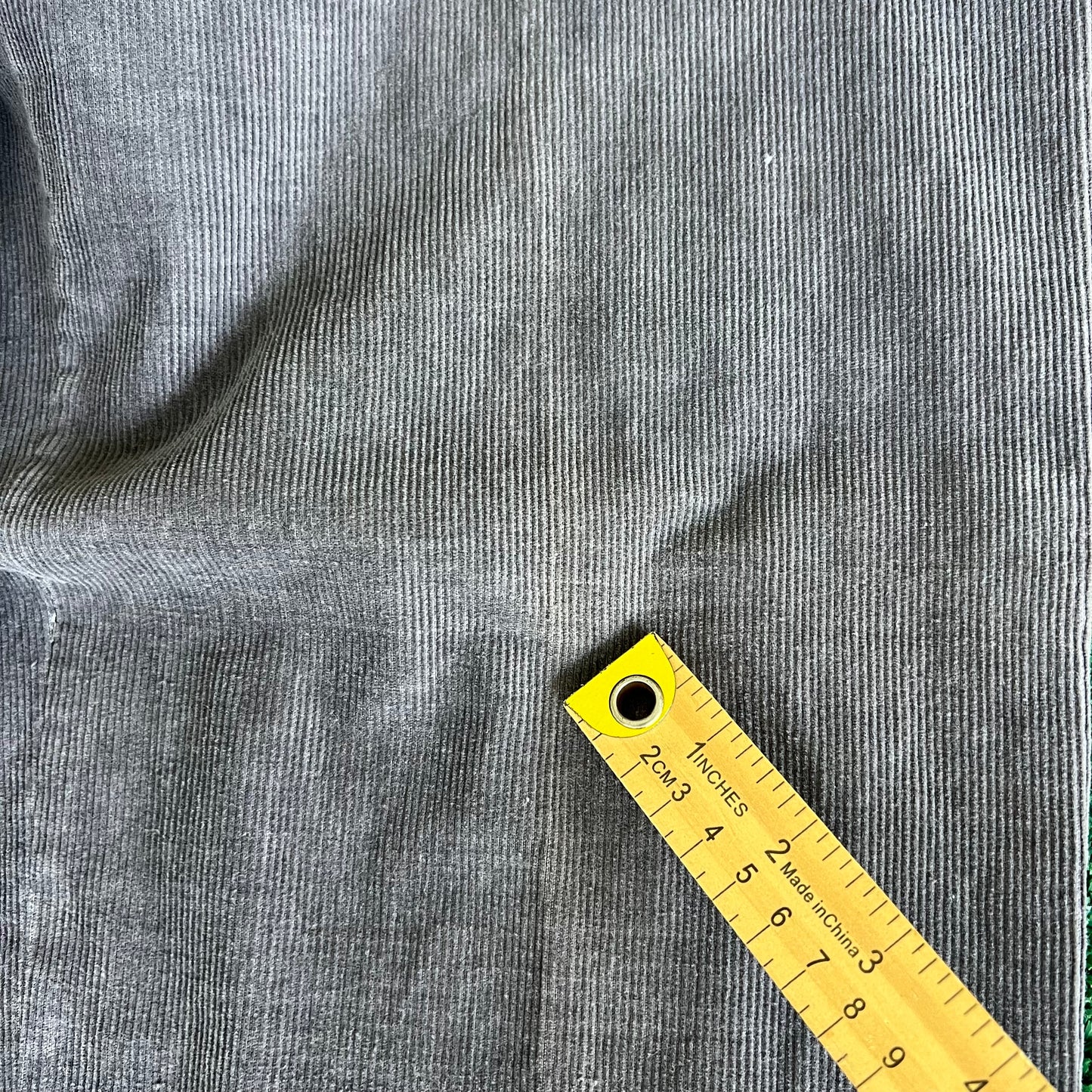 70s Gray Corduroy Wide-Leg Baggy Pants - 32x29.75" 19.5" Openings