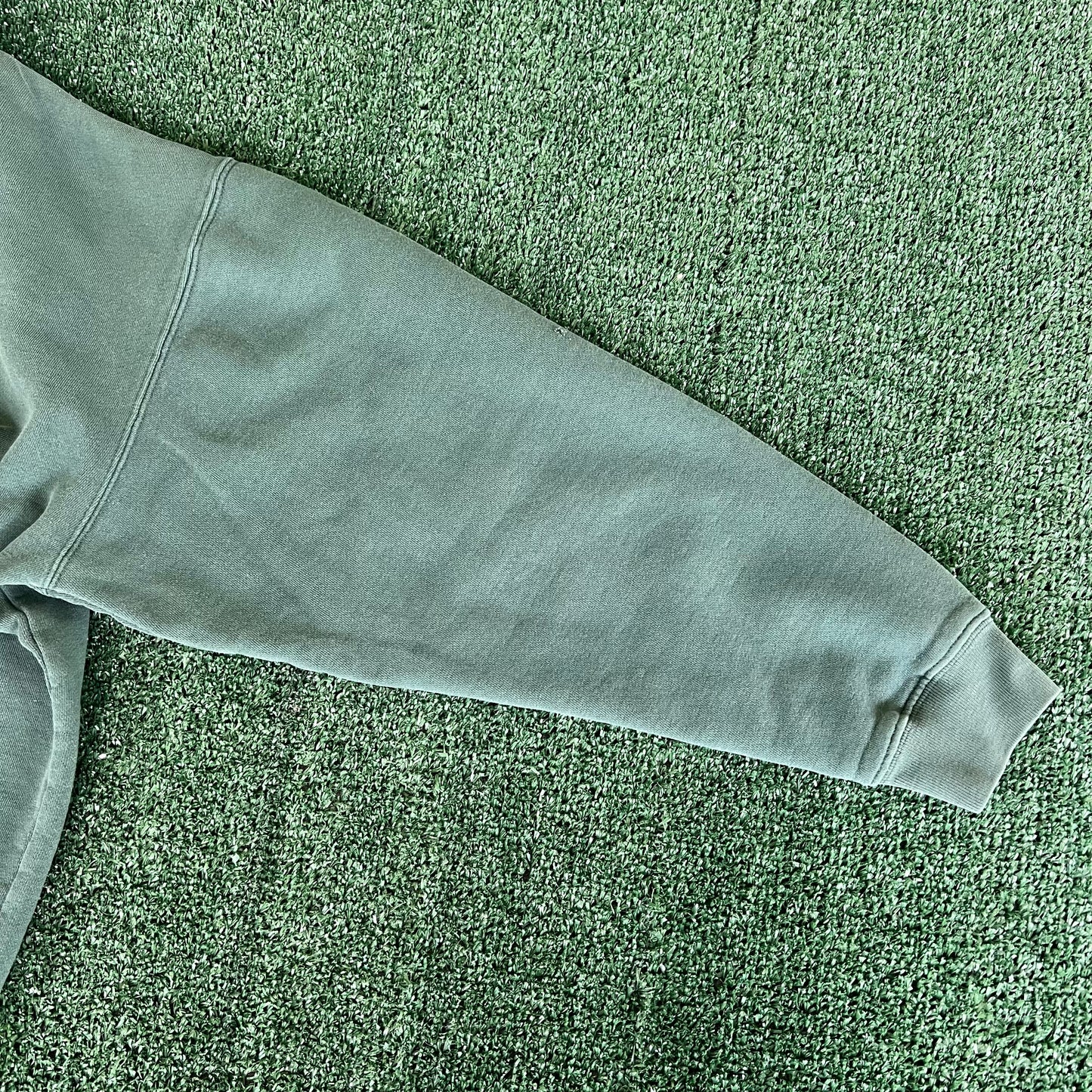 90s GAP Athletic Sweats Forest Green Blank Boxy Hoodie - Large