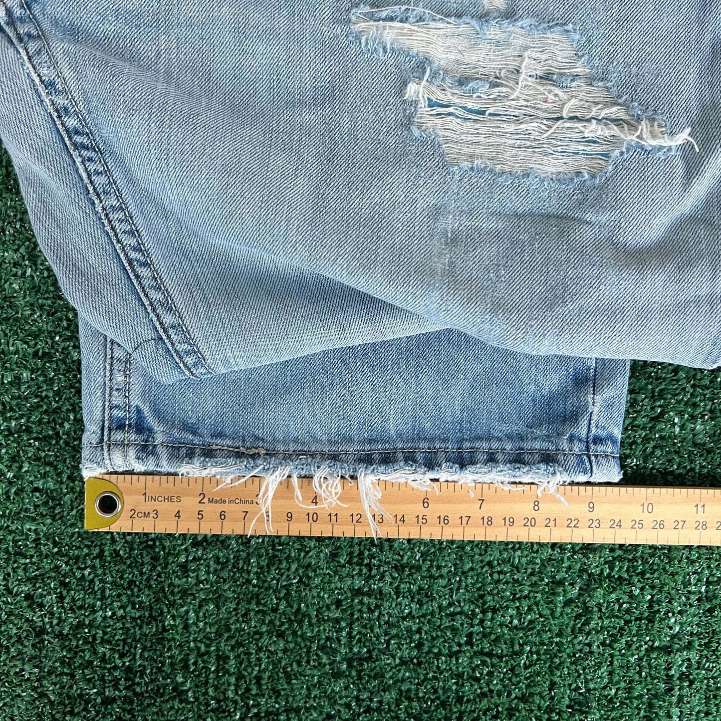 Y2K Levi's SilverTab Loose Baggy Light Wash Blue Jeans - 36x28.5" 19" Openings