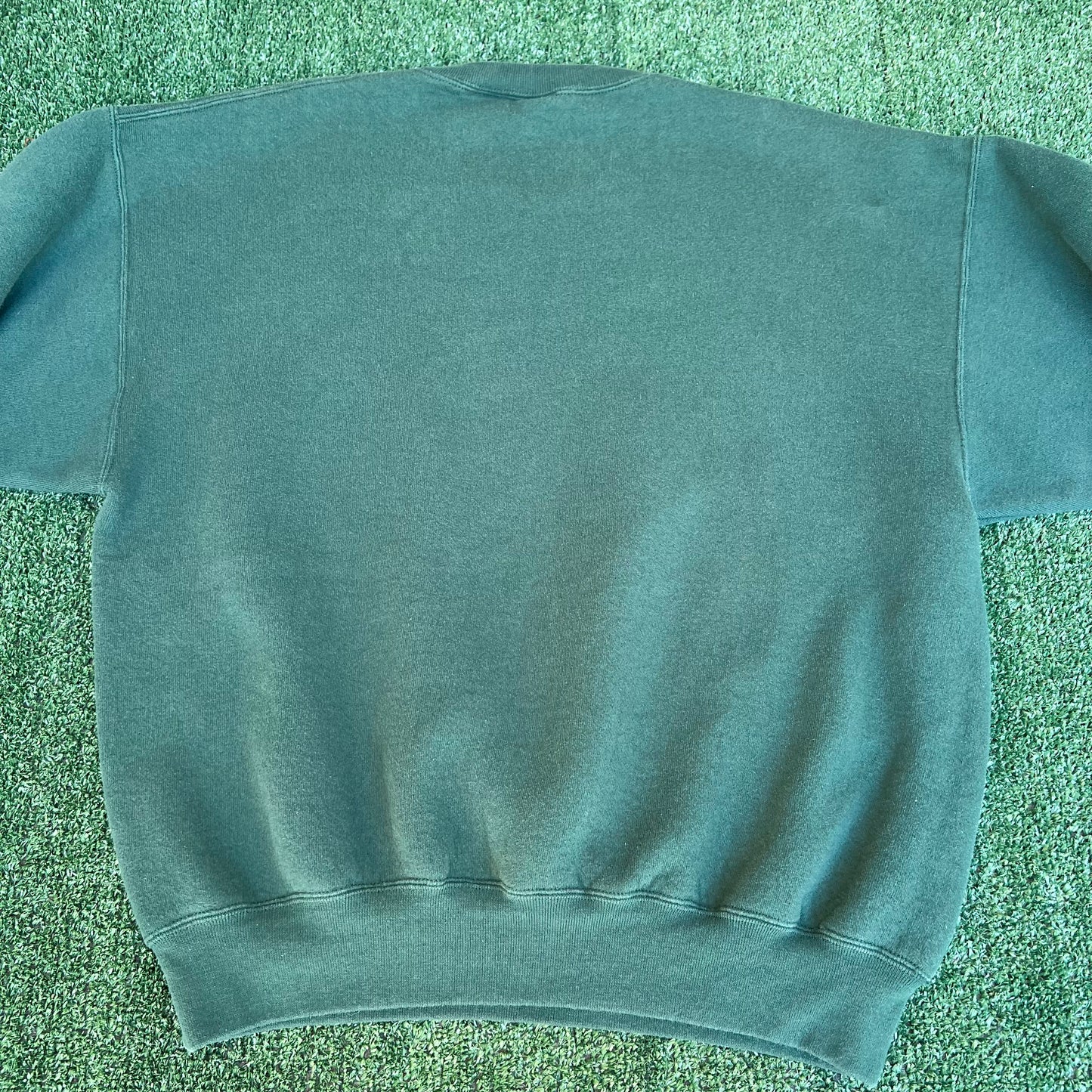 VTG 90s Men's University of South Florida USF Bulls Green Boxy Sweatshirt - Large