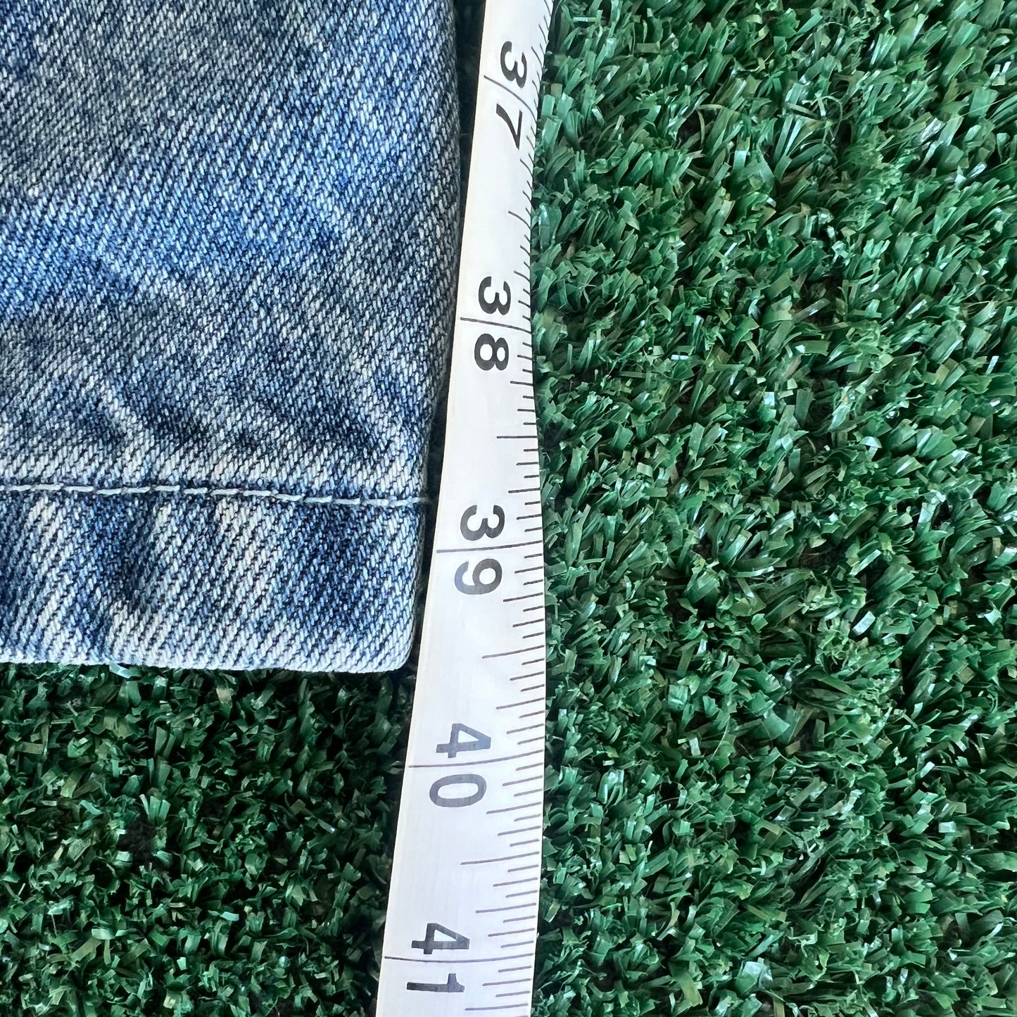 90s SouthPole Baggy Straight Skate Carpenter Embroidered Blue Jeans - 29x28.5"