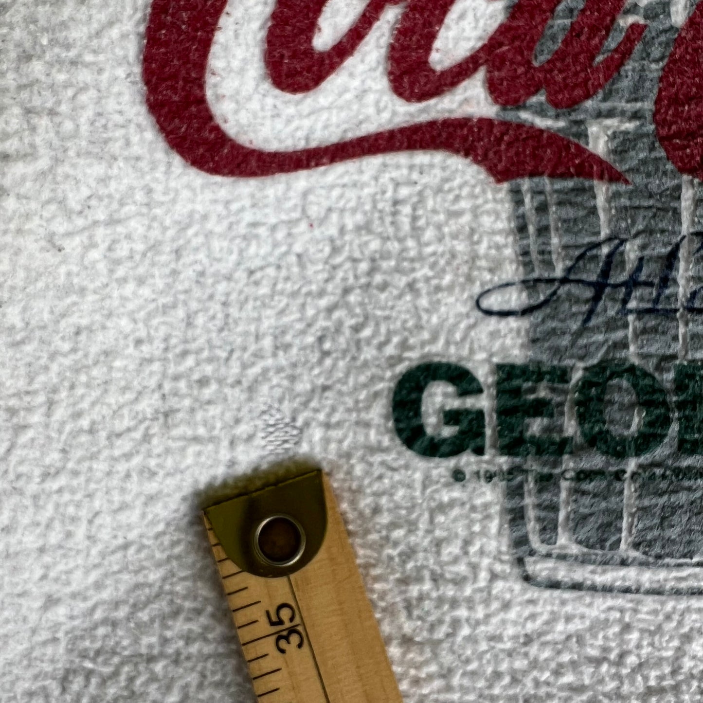 90s Coca-Cola Atlanta Bottle Logo Gray Sweatshirt - XL