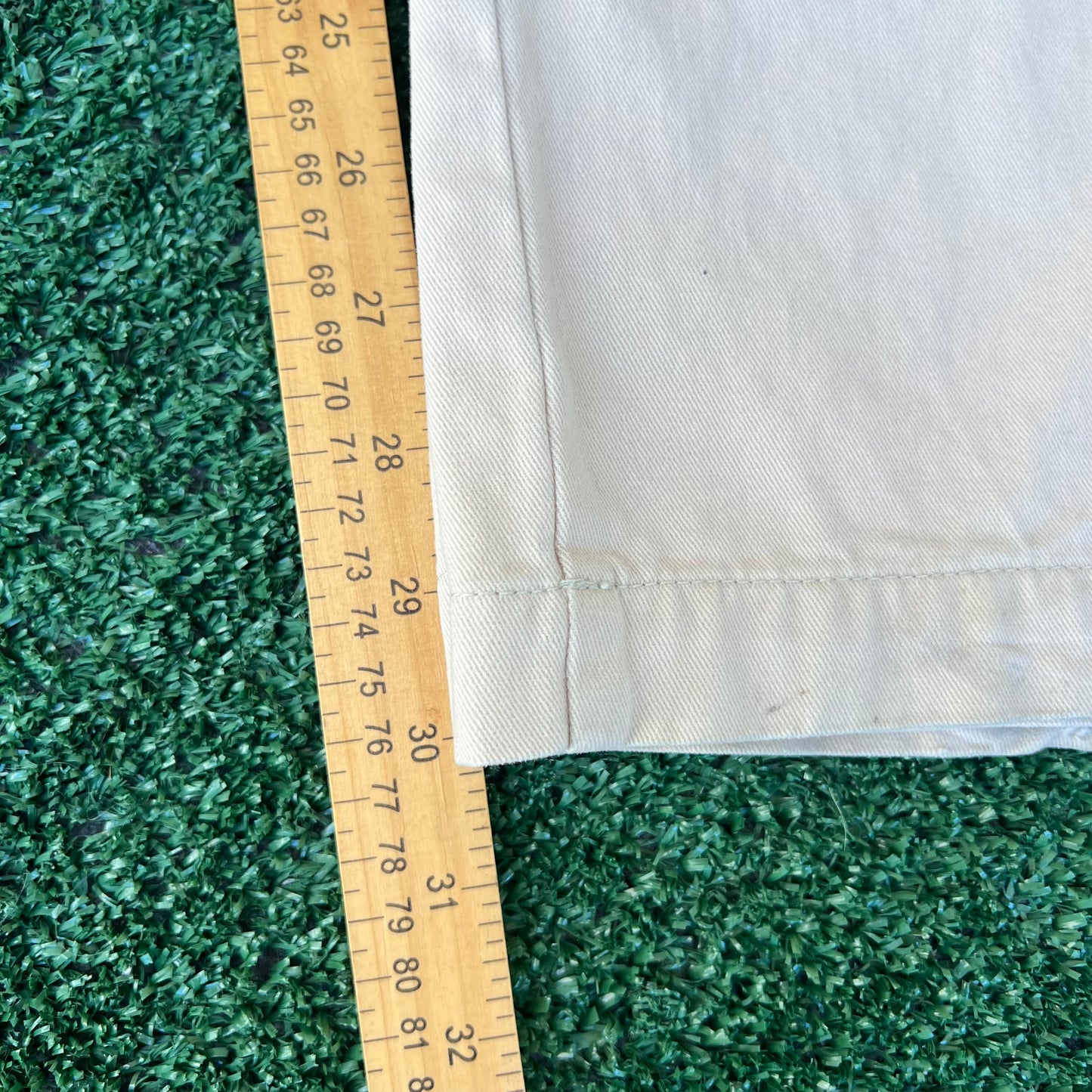 Vintage Y2K Men Plugg Baggy Wide-Leg Khaki Pants - 38x30" 20" Open Southpole Style