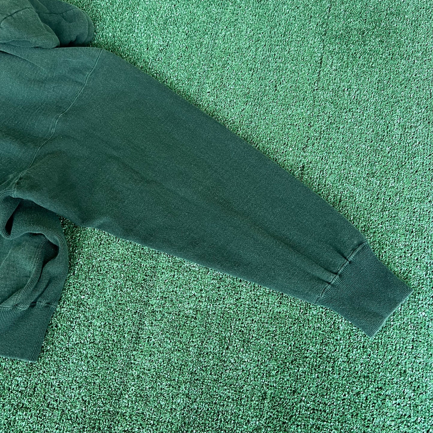 Y2K Steve & Barry's Michigan State Spartans Dark Green Reverse Weave Hoodie - XL