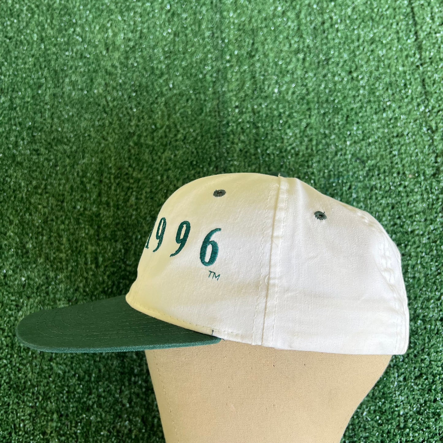 1996 Starter Atlanta Olympics Tri Block White Snapback Hat