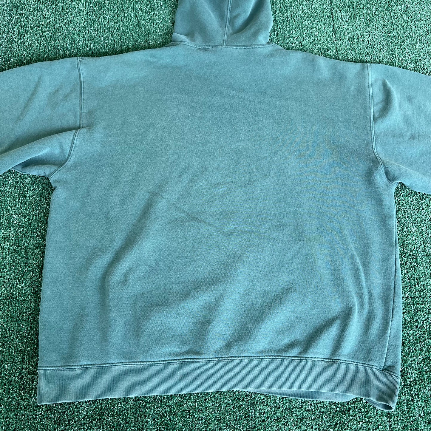 90s GAP Athletic Sweats Forest Green Blank Boxy Hoodie - Large