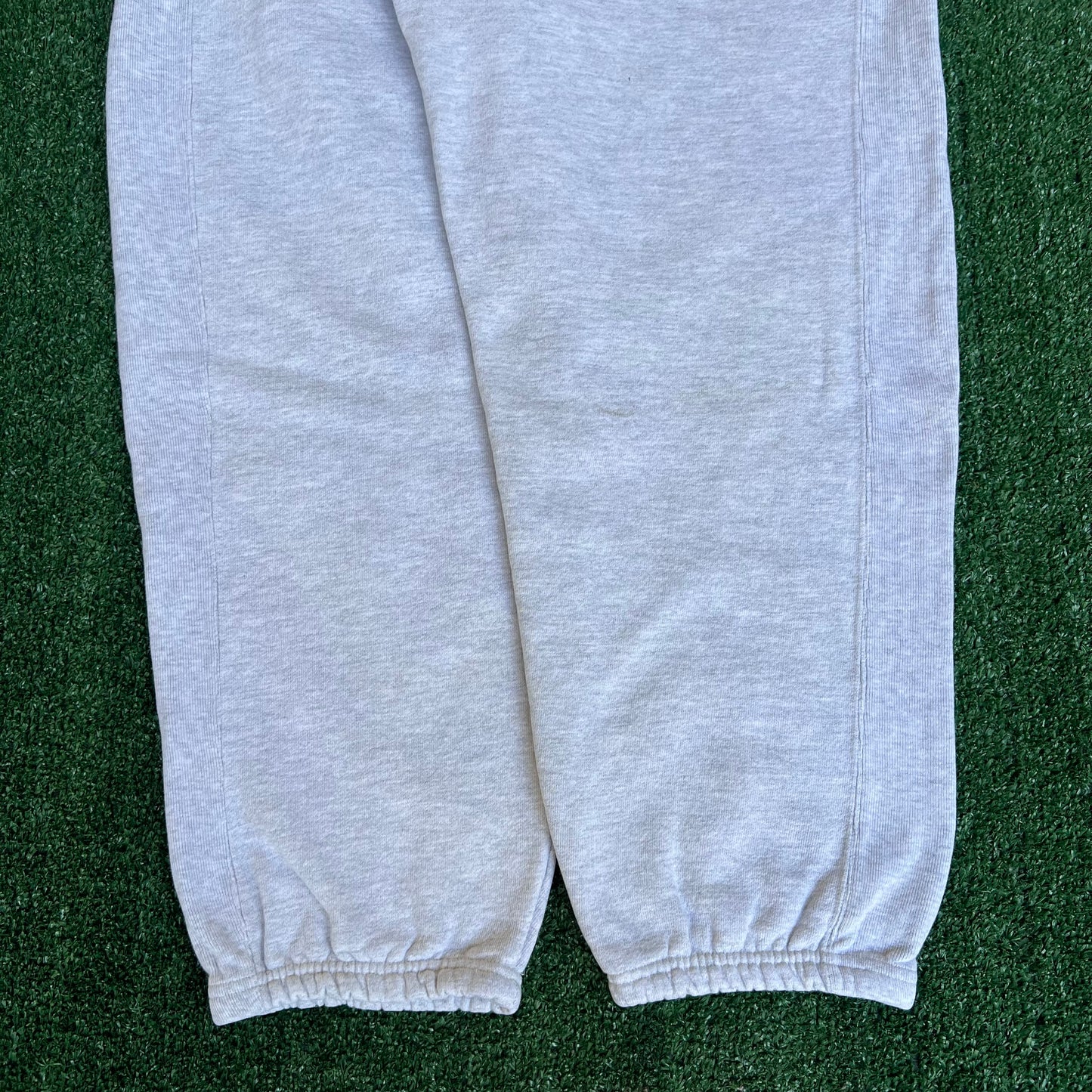 Vintage 90s Y2K Champion Reverse Weave Blank Gray Jogger Sweatpants - XL 26x28.5"