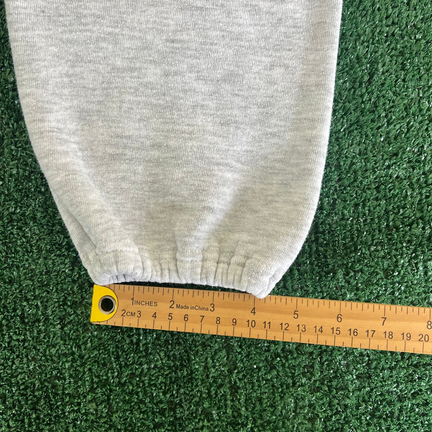 80s 90s Jerzees NBA Los Angeles Lakers Gray Jogger Sweatpants XL 38x29"