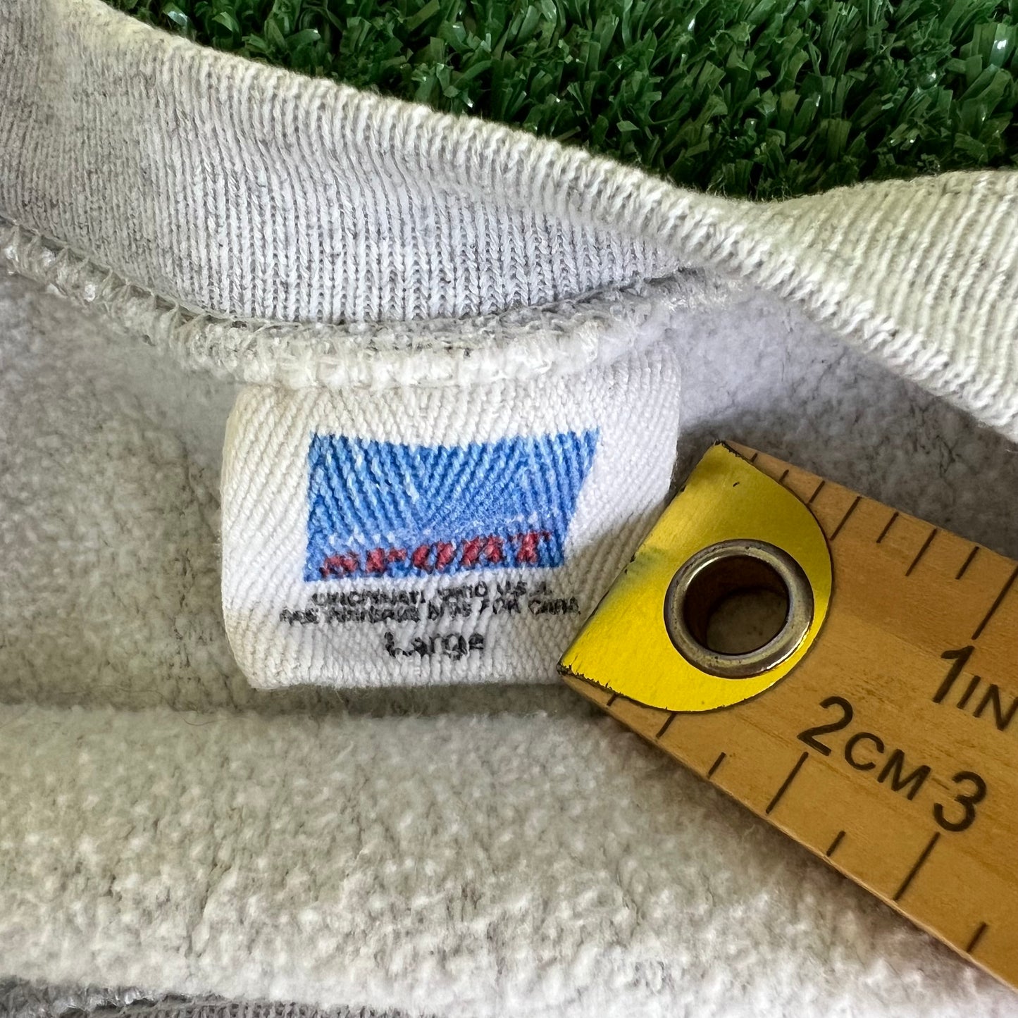 90s Georgetown Hoyas Gray Reverse Weave Crewneck Sweatshirt - Large