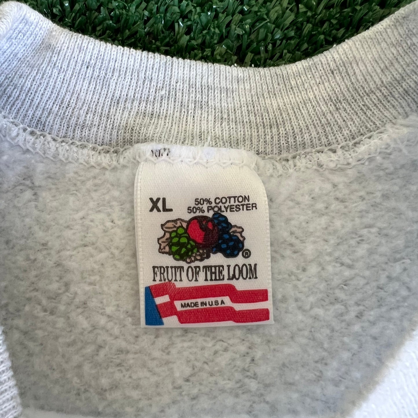 Vintage 90s " I Belong to a Country Club" Funny Farm Gray Crewneck Sweatshirt - XL