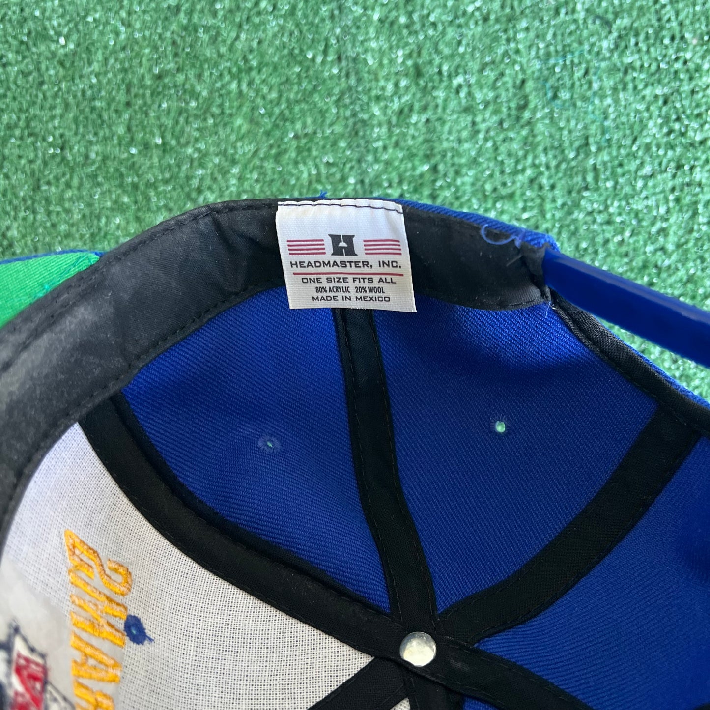 2000 NFL St. Louis Rams Super Champions Blue Snapback Hat