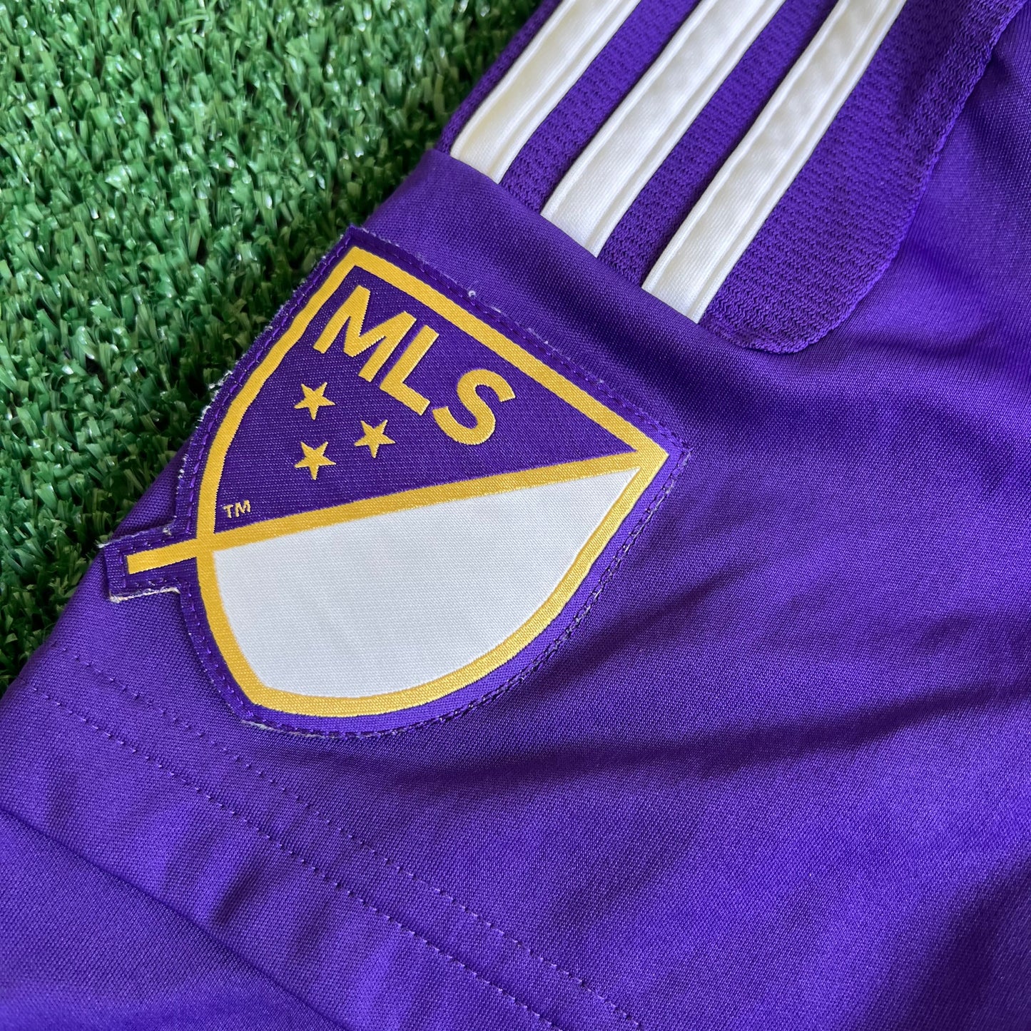 2015 Adidas MLS Orlando City SC Home Purple Soccer Jeresy - Medium