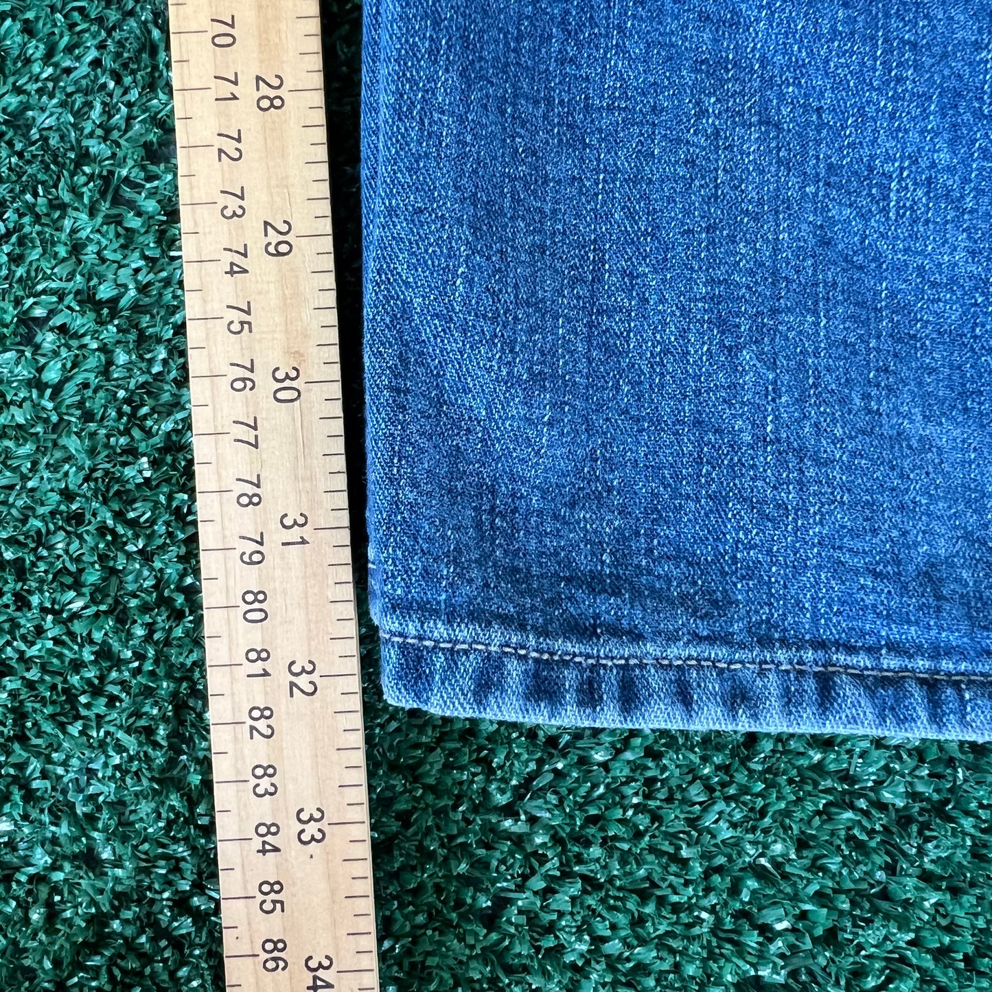 90s Y2K GAP Worker Baggy Wide-Leg Blue Jeans - 37x32" 20.5" Openings