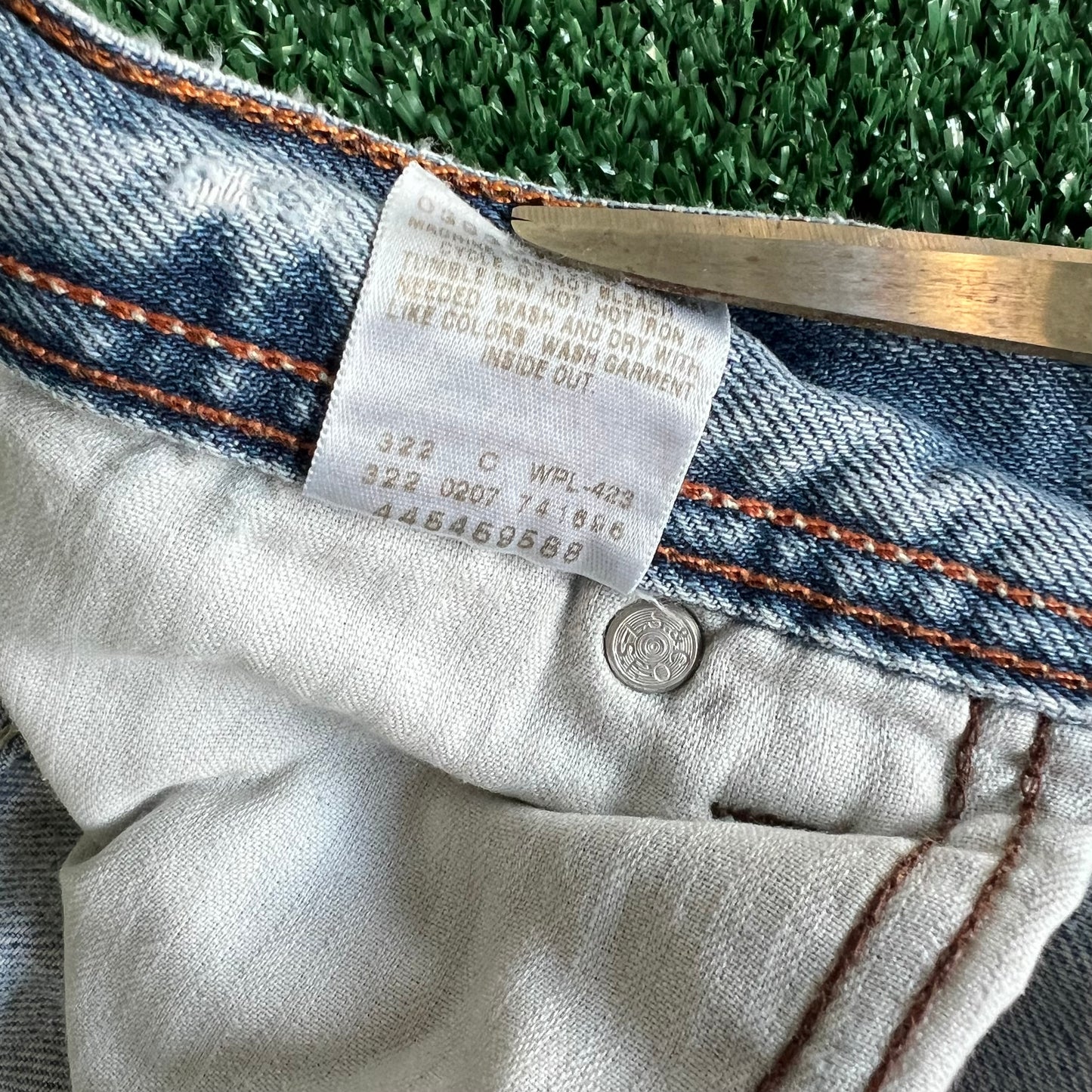 Y2K Levi's SilverTab Loose Baggy Light Wash Blue Jeans - 36x28.5" 19" Openings