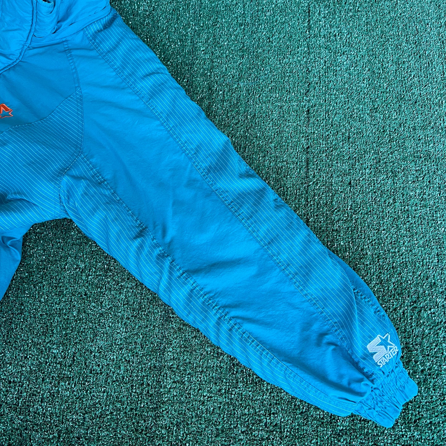 90s Starter NFL Miami Dolphins Teal Puffer Coat - XL