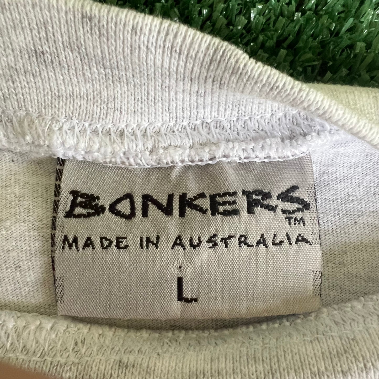 90s Bonkers Only Surfers Know Australia Gray T-Shirt - XL
