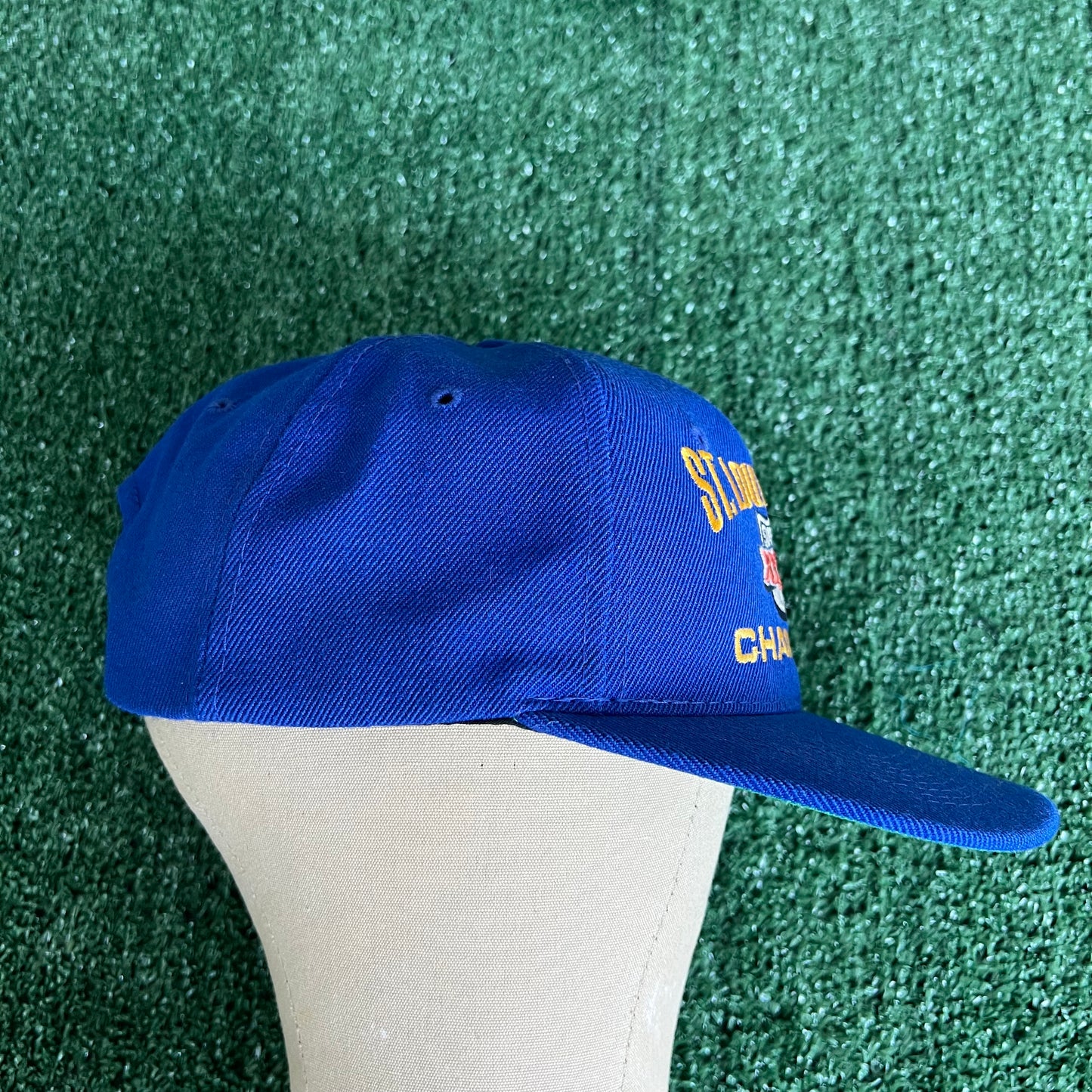2000 NFL St. Louis Rams Super Champions Blue Snapback Hat