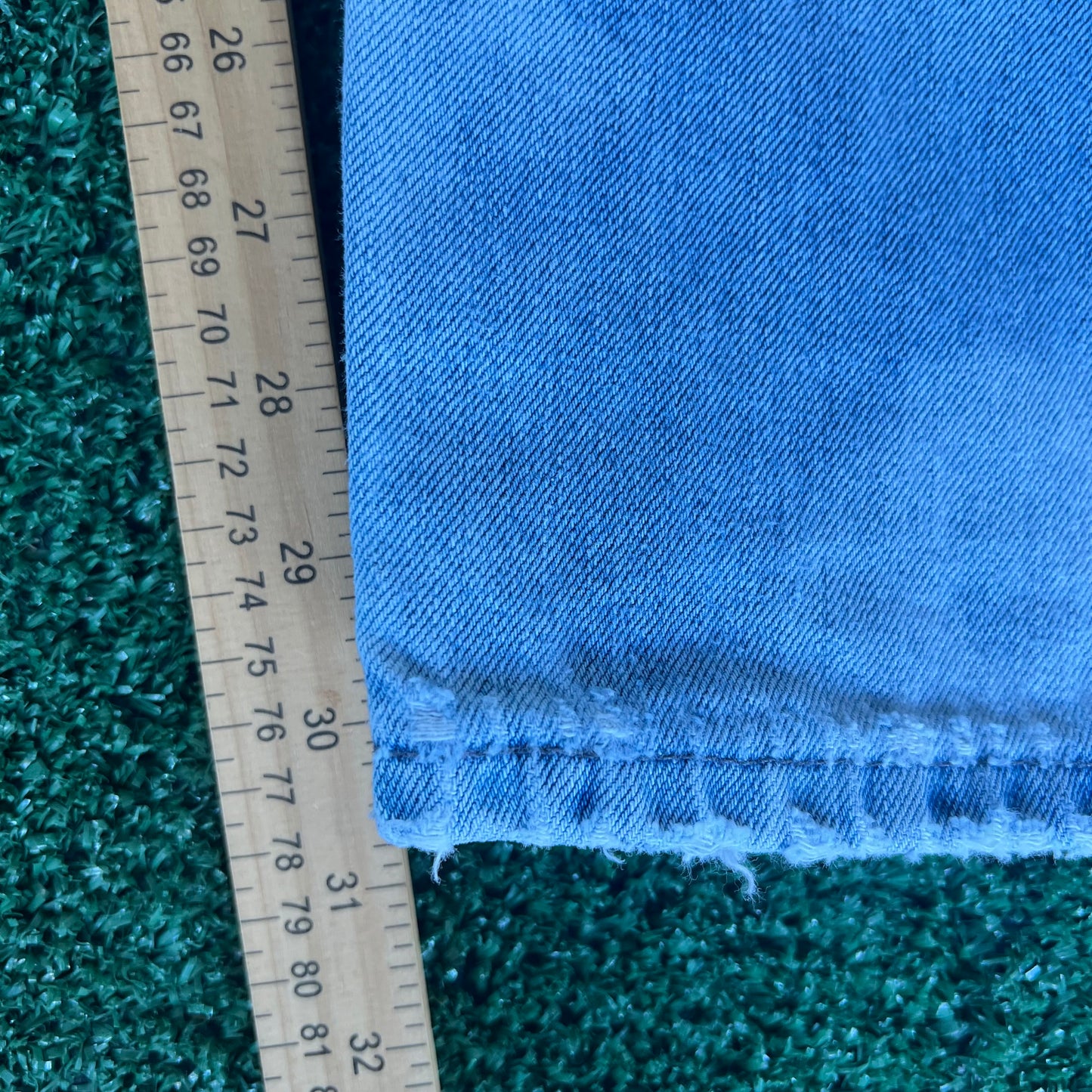 Y2K Levi's SilverTab Acid Wash Repaired Baggy Dragon Jeans - 34x30.5" 18" Opens