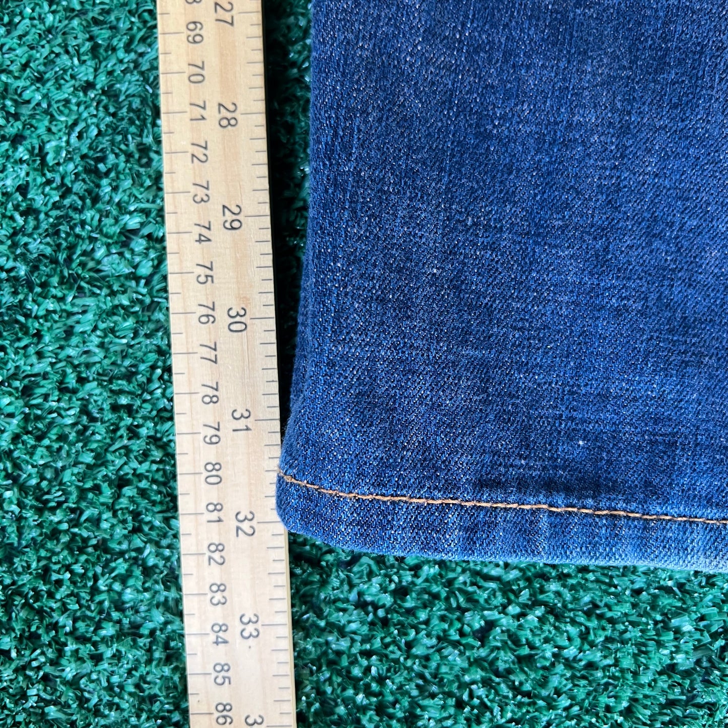 Y2K Men's Sean John Baggy Wide-Leg Indigo Jeans 37x32" 20" Opens JNCO Style