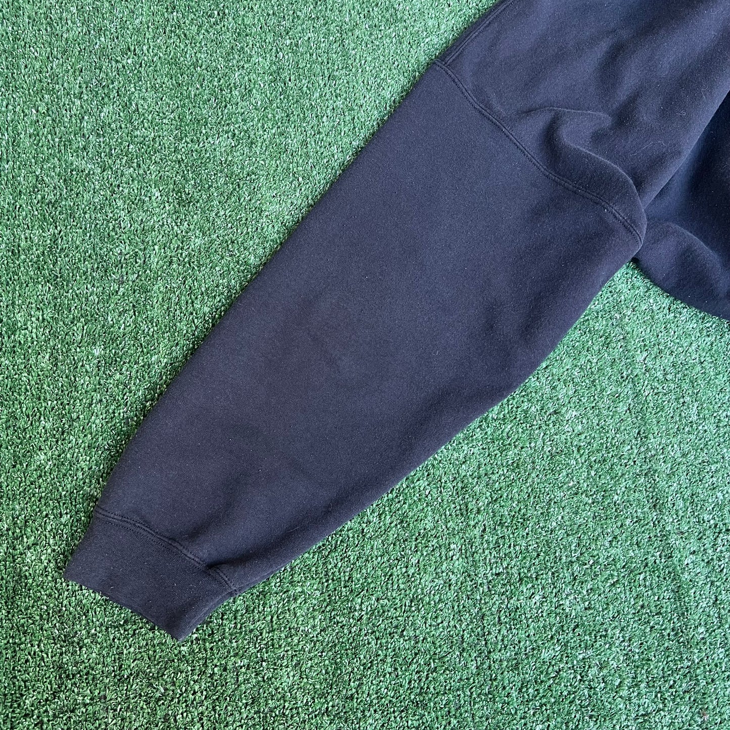 Vintage Y2K Netflix Black Employee Embroidered Full Zip Hoodie 2XL 26.25x29.75"