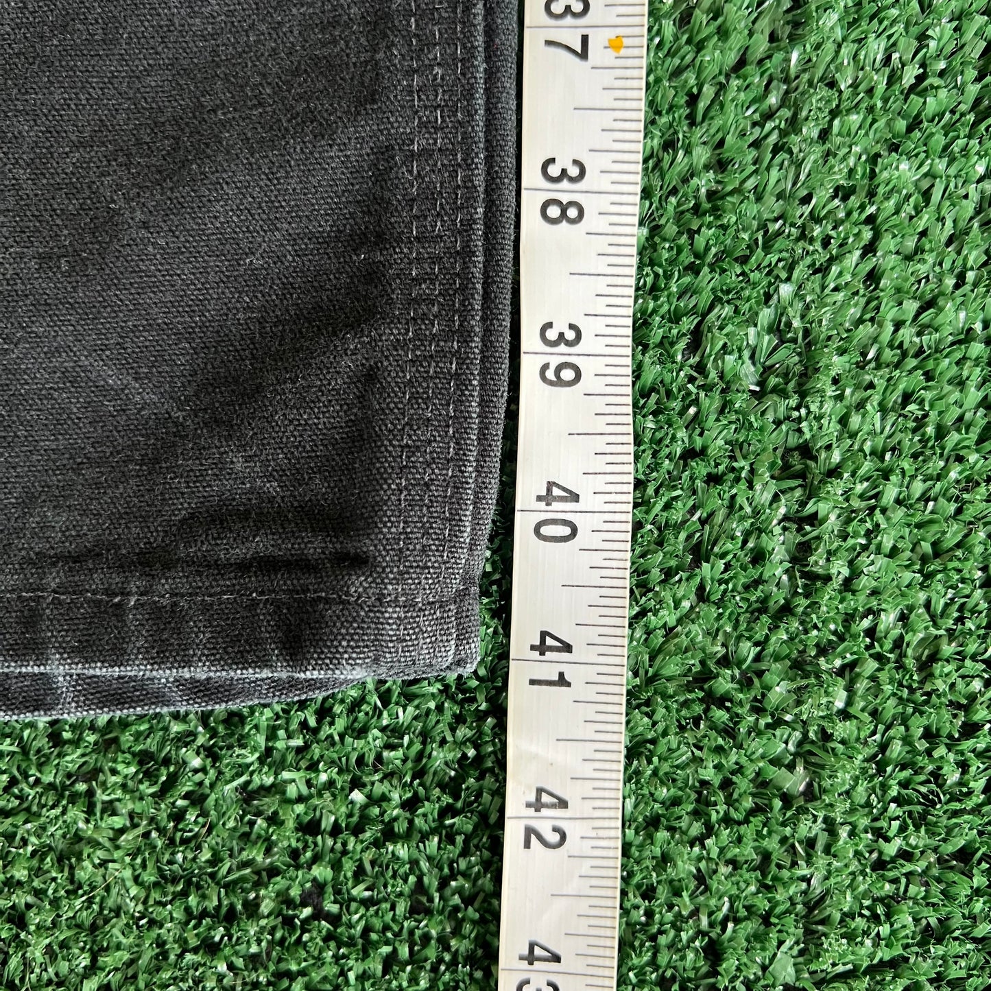 Y2K Carhartt Double Knee Carpenter Faded Black Pants - 33x29.5"