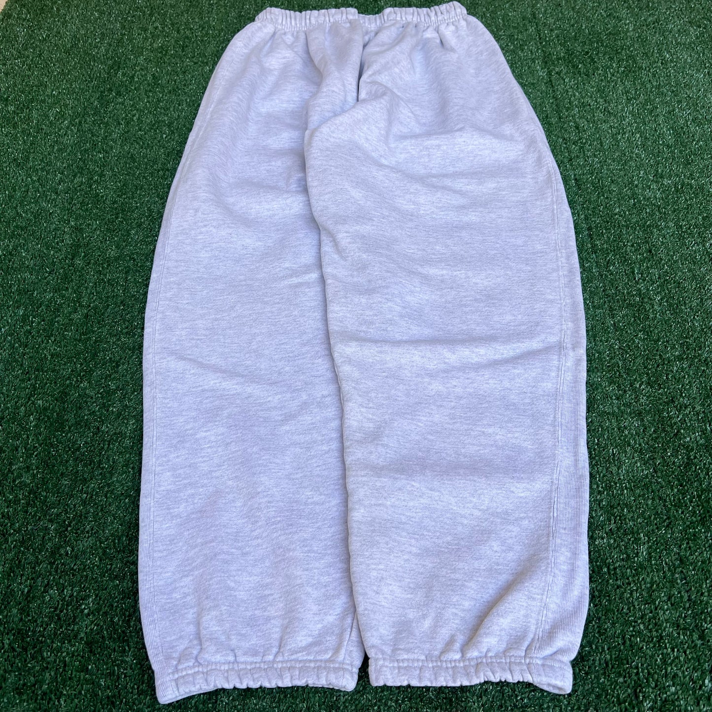 Vintage 90s Y2K Champion Reverse Weave Blank Gray Jogger Sweatpants - XL 26x28.5"