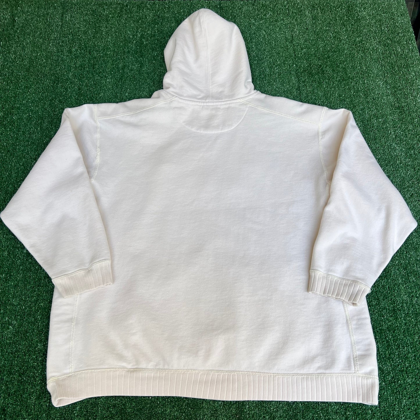 Vintage Y2K Ecko Untld. Hoody Rhino Skater Cream White Heavyweight Hoodie XL