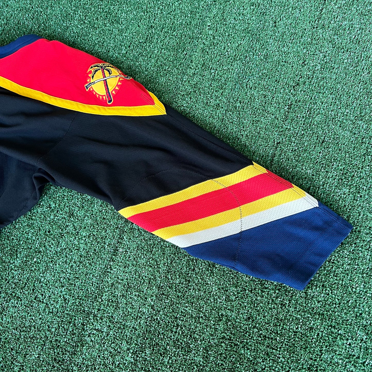 90s Starter NHL Florida Panthers Black Hockey Jersey - Medium