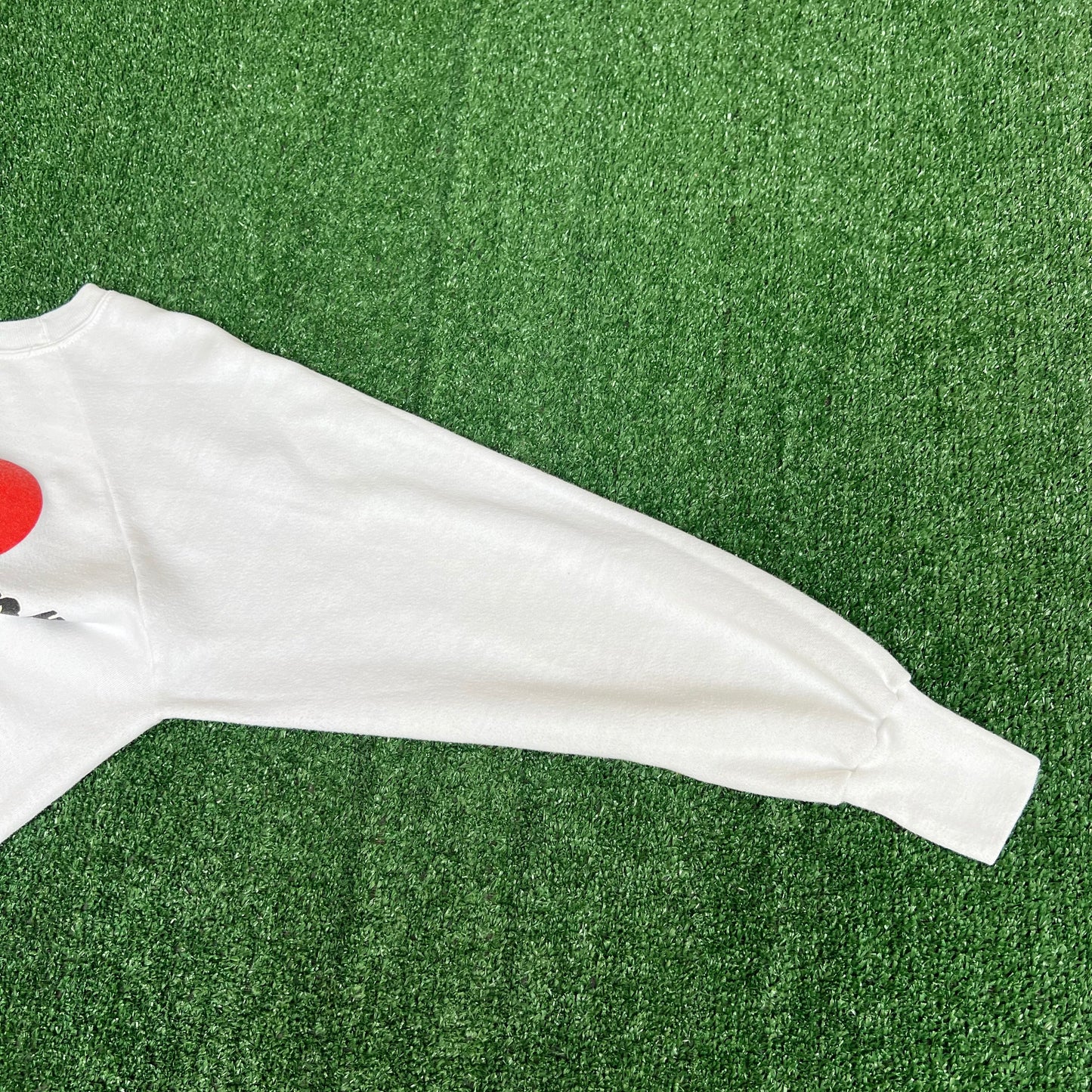 Vintage 1984 Men's Elton John Tour White Raglan Cut Crewneck Sweatshirt Small 20x24"