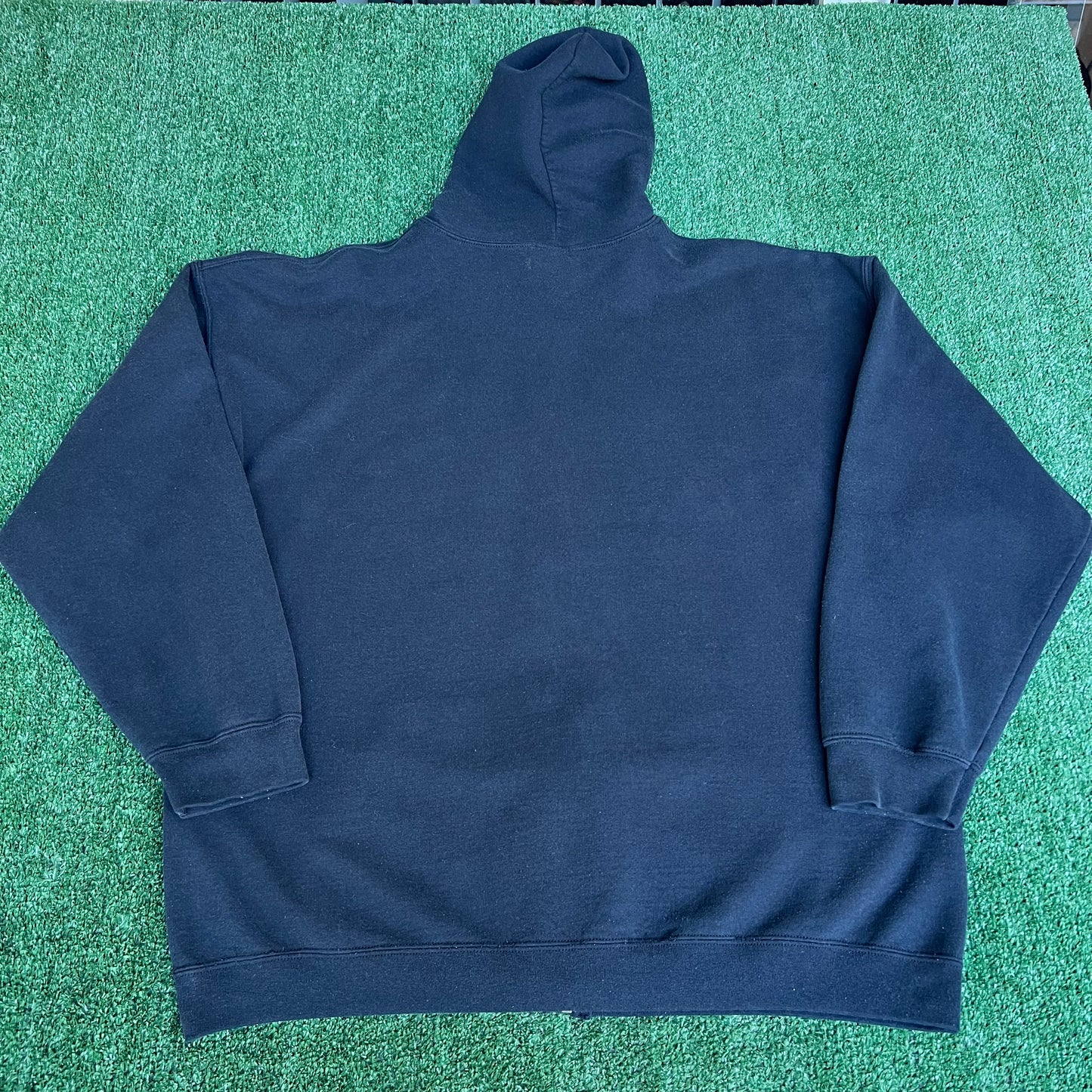 Vintage Y2K Netflix Black Employee Embroidered Full Zip Hoodie 2XL 26.25x29.75"