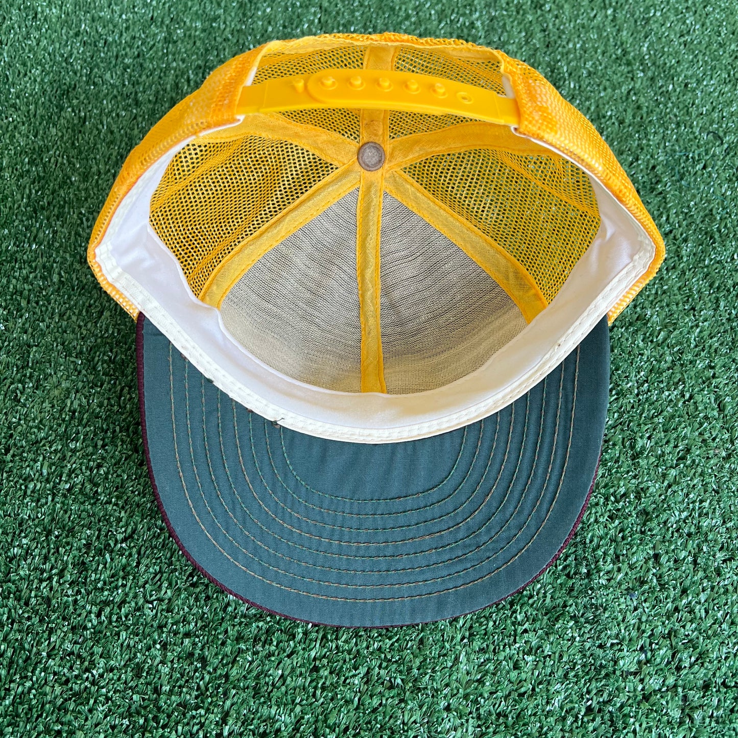 70s Florida State Seminoles 3 Stripe Trucker Snapback Hat
