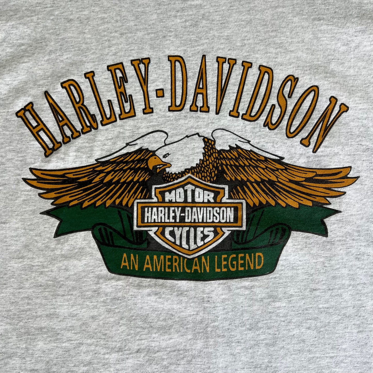 90s Harley-Davidson Motorcycles Virgin Islands Light Gray T-Shirt - XL