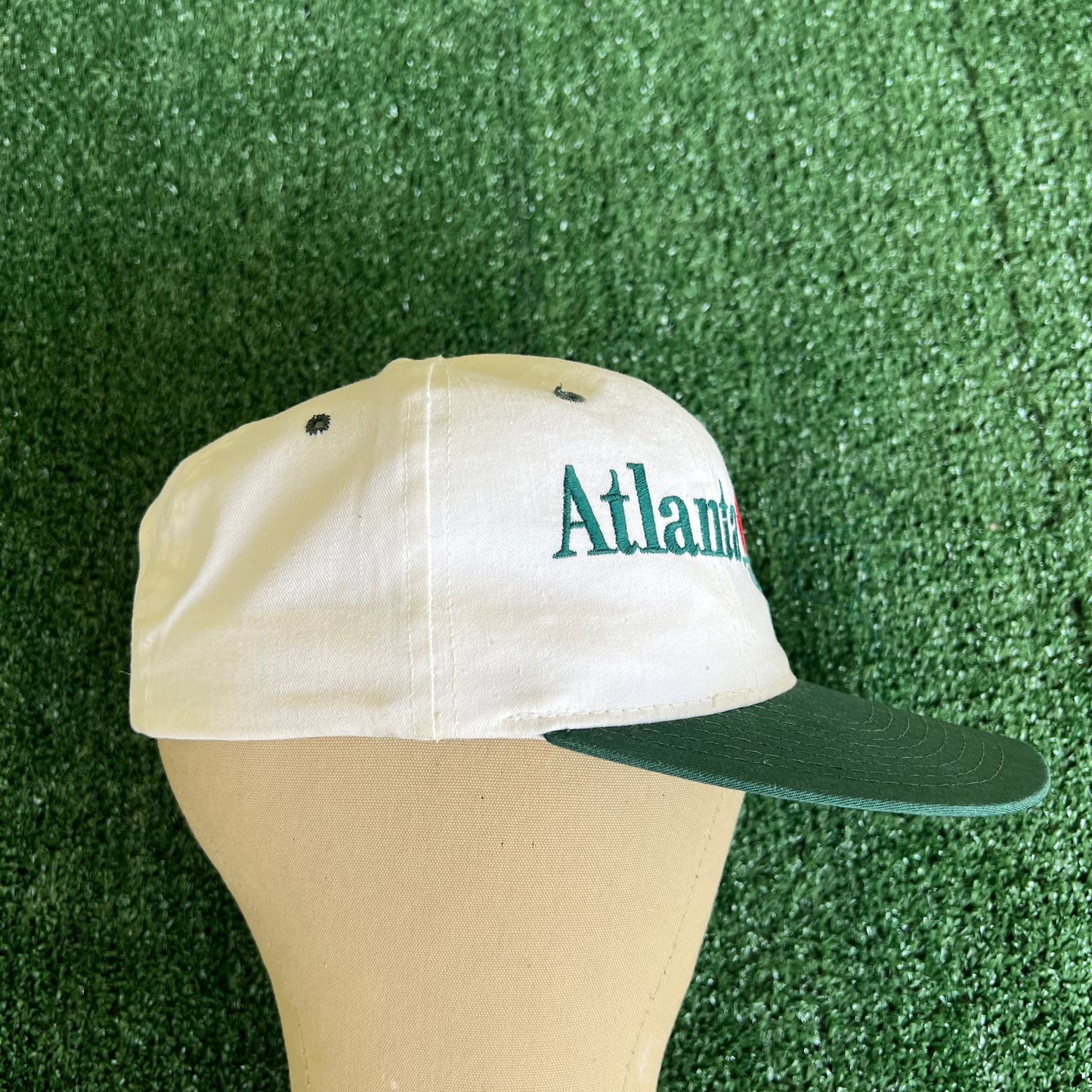 1996 Starter Atlanta Olympics Tri Block White Snapback Hat