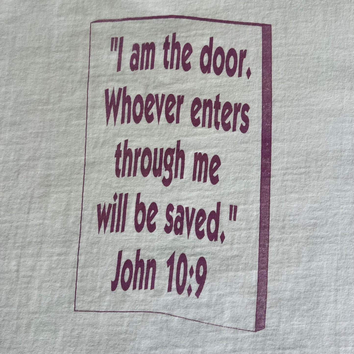 90s Jesus Spiritual Eye Exam White T-Shirt - XL