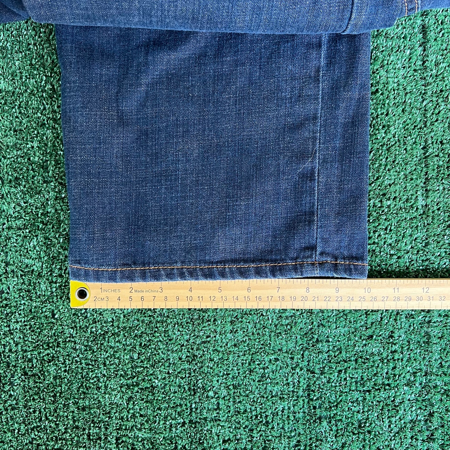 Y2K Men's Sean John Baggy Wide-Leg Indigo Jeans 37x32" 20" Opens JNCO Style