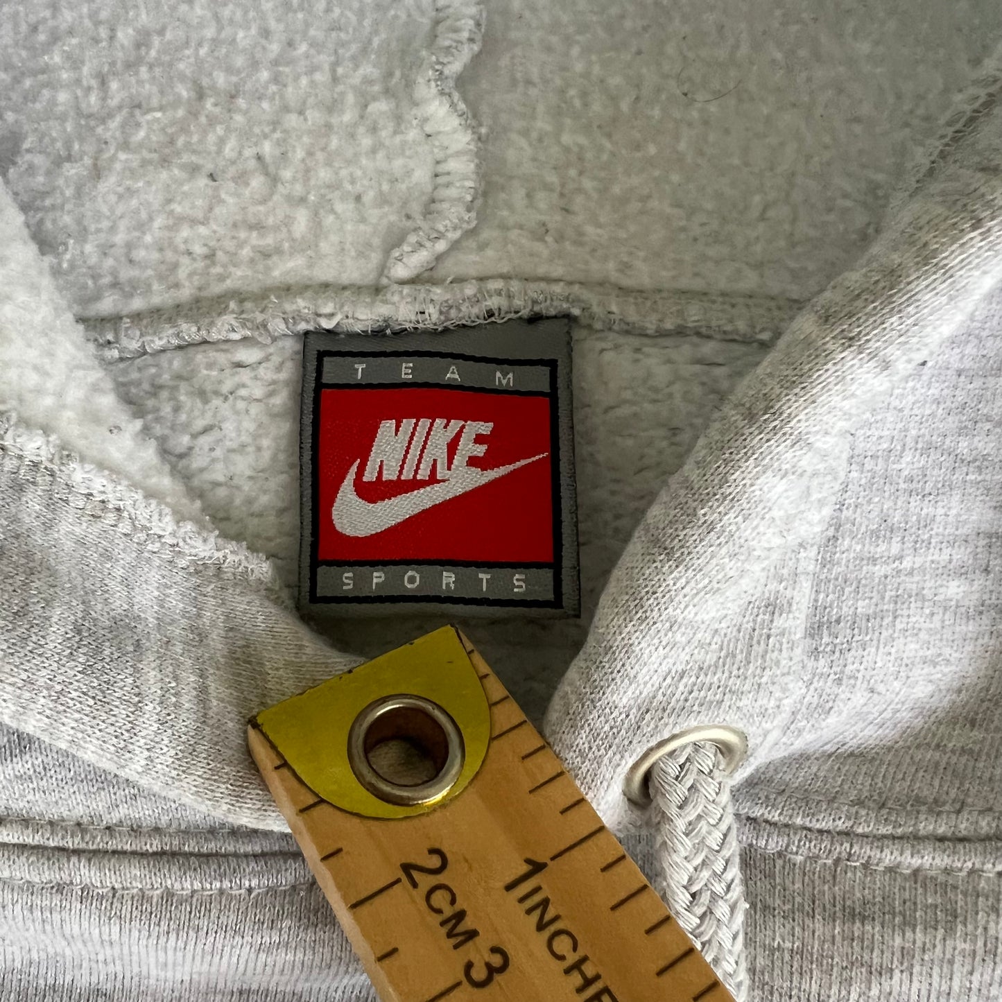 90s Nike NFL Dallas Cowboys Center Swoosh Gray Boxy Hoodie - 2XL