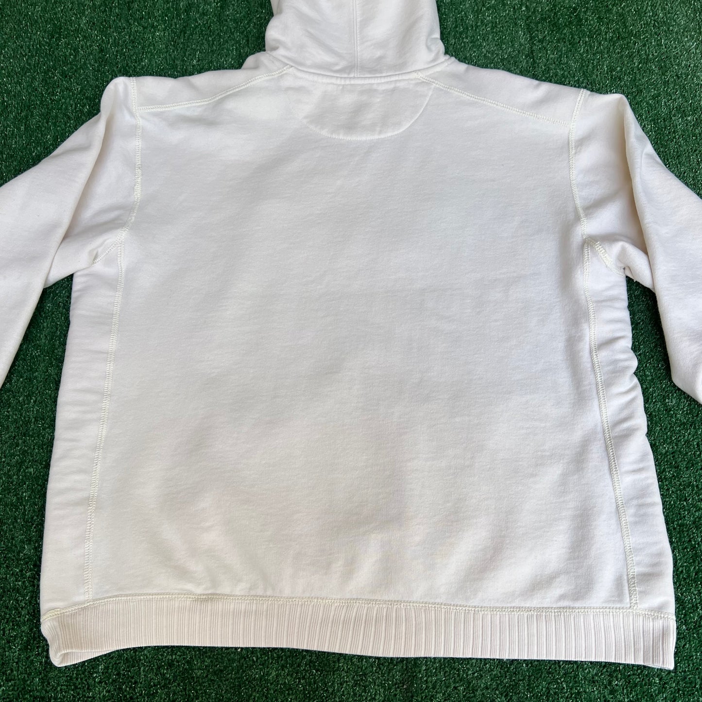 Vintage Y2K Ecko Untld. Hoody Rhino Skater Cream White Heavyweight Hoodie XL