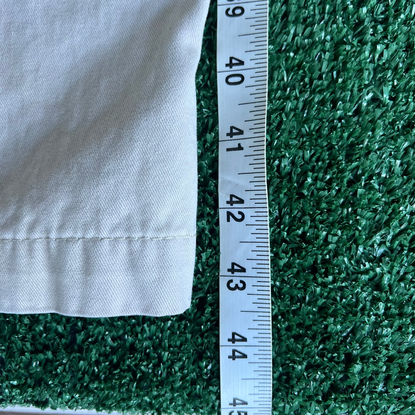 Y2K Old Navy Light Khaki Cargo Wide-Leg Baggy Pants - 39x31.5" 21" Opening