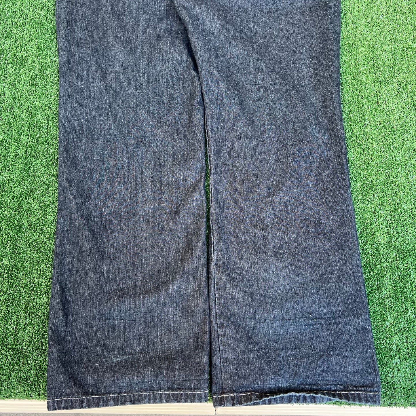 VTG Y2K Willie Esco Baggy Wide-Leg Blue Jeans 42x34" 20" Opens Southpole Style