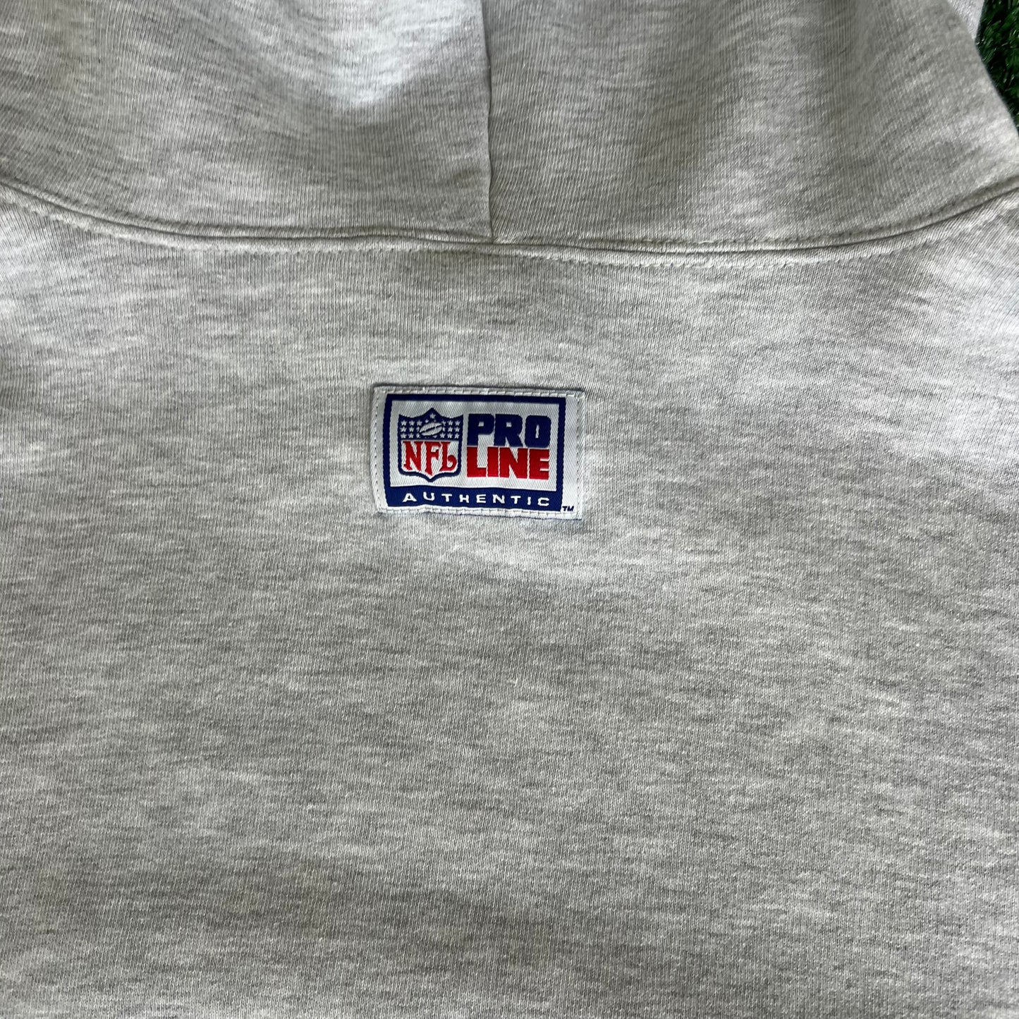 90s Nike NFL Dallas Cowboys Center Swoosh Gray Boxy Hoodie - 2XL