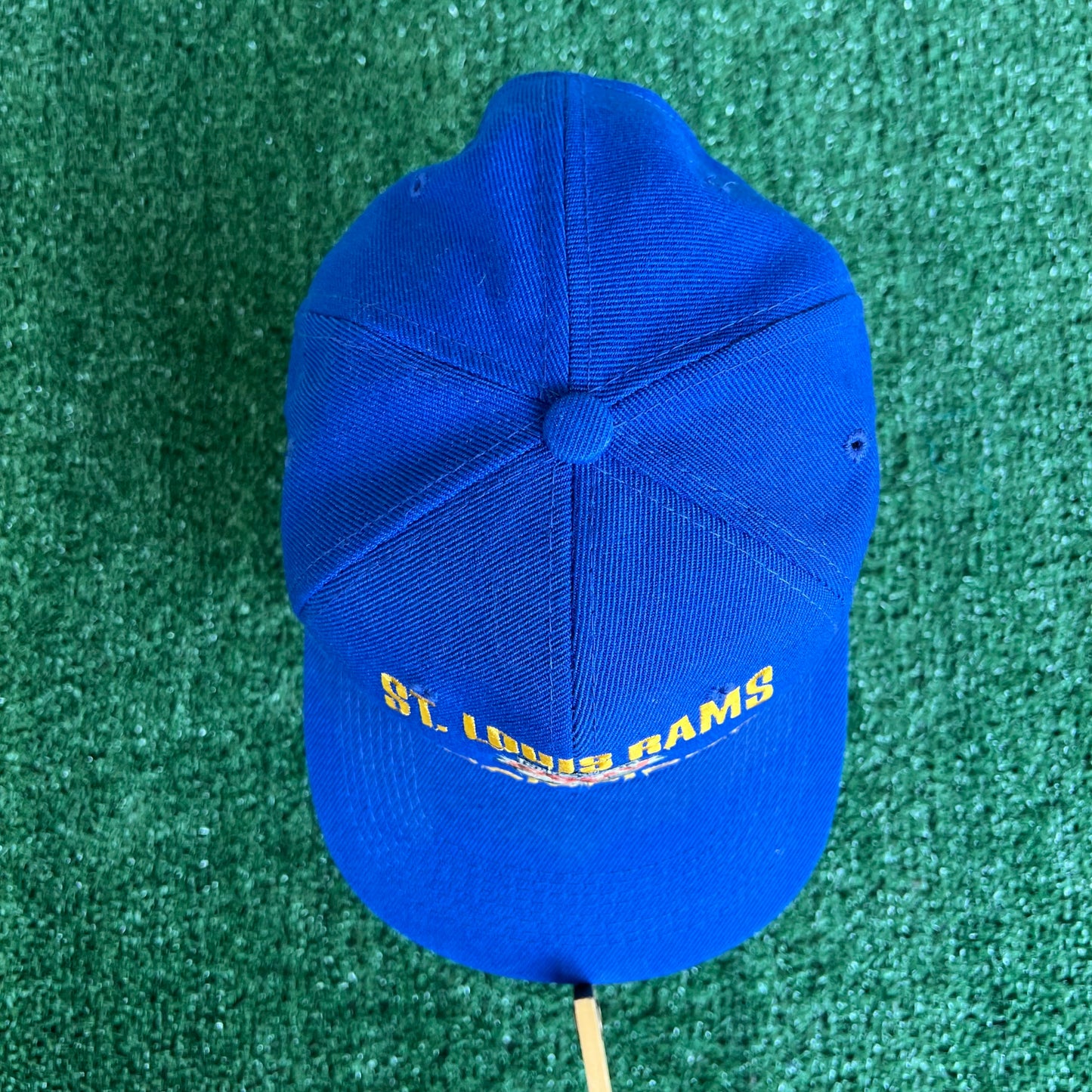 2000 NFL St. Louis Rams Super Champions Blue Snapback Hat