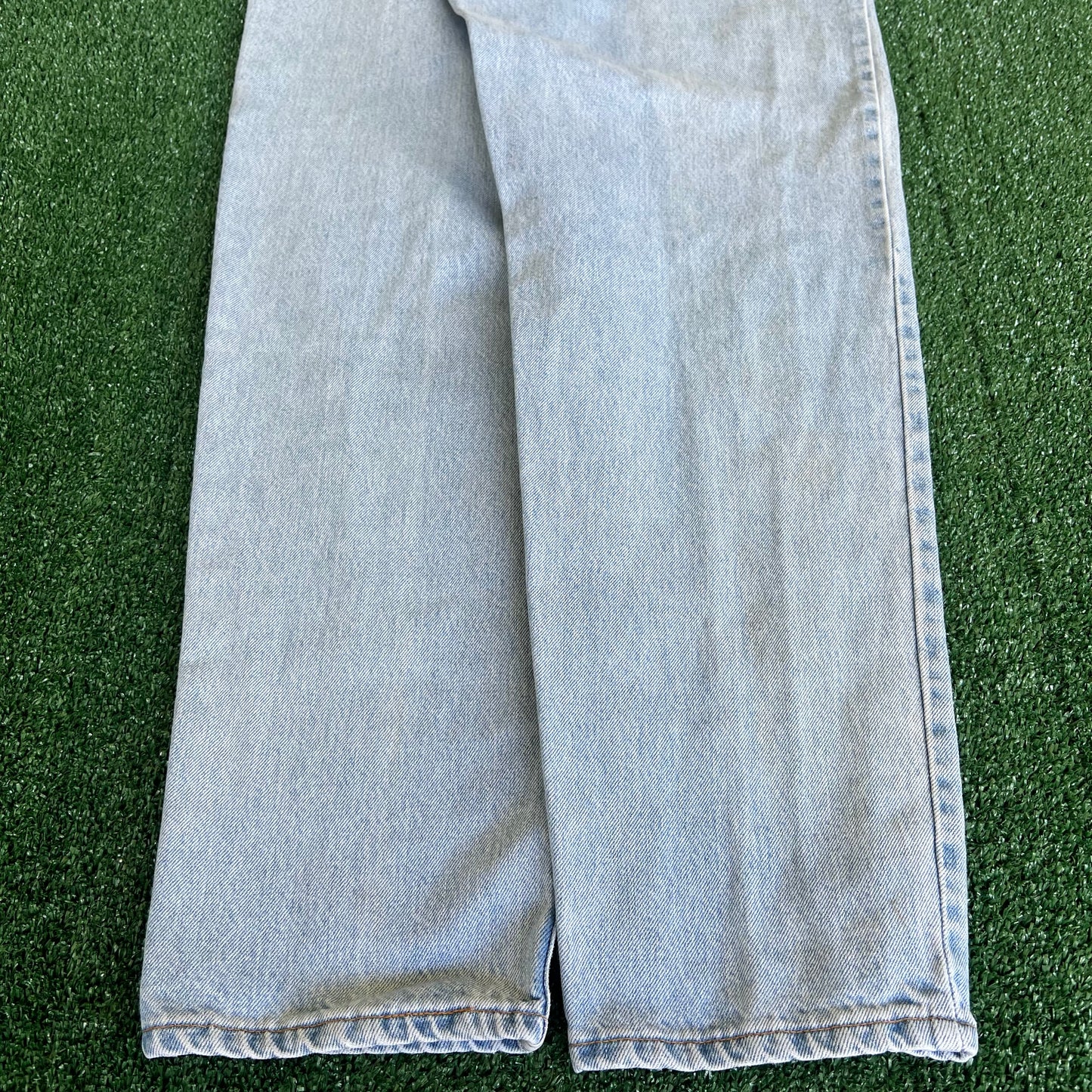 90s Levi's 560 Light Wash Baggy Tapered Loose Fit USA Blue Jeans - 31x34"