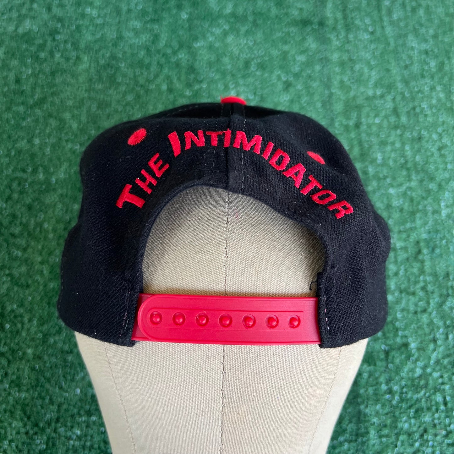 90s Logo Athletic Nascar Dale Earnhardt Sr. Black Dome Sharktooth Snapback Hat