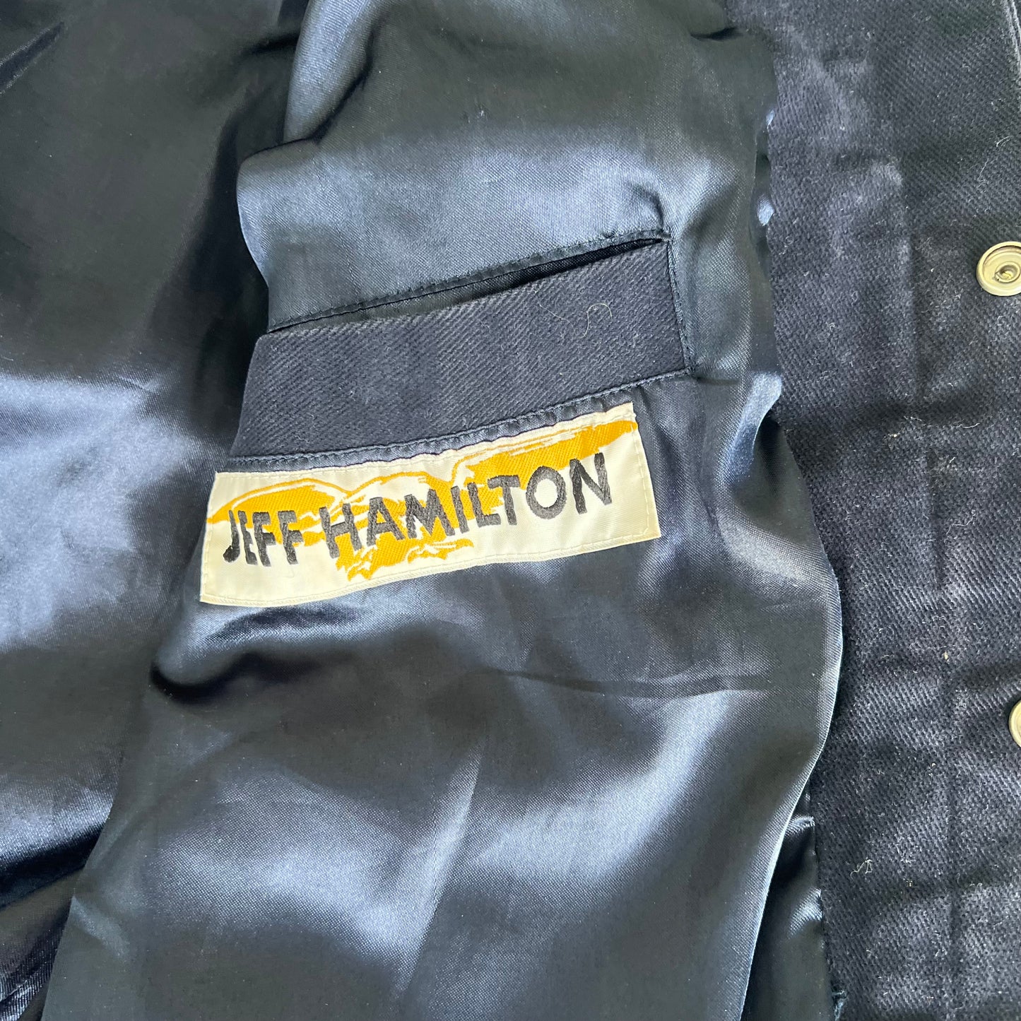 90s Jeff Hamilton Nascar Dale Jarrett Faded Stained Quality Care Jacket - XL