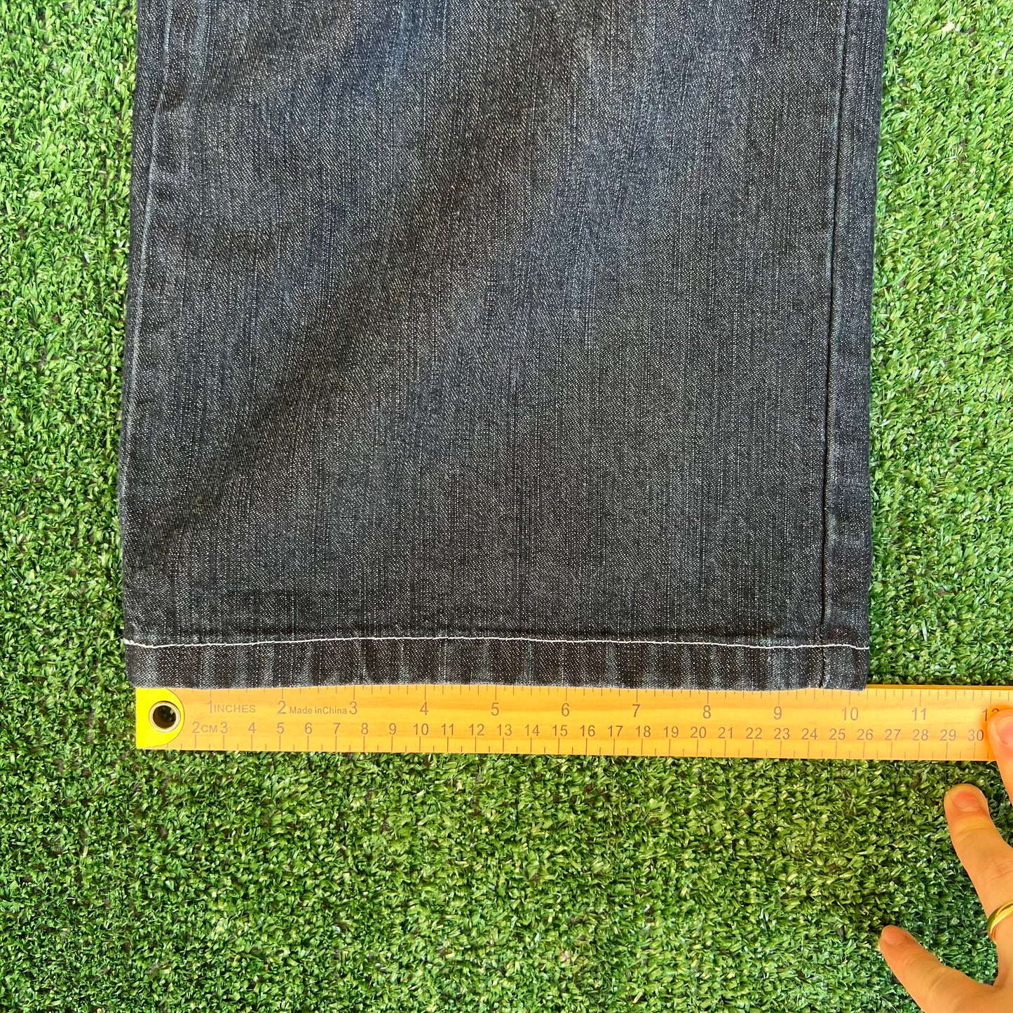 VTG Y2K Willie Esco Baggy Wide-Leg Blue Jeans 42x34" 20" Opens Southpole Style