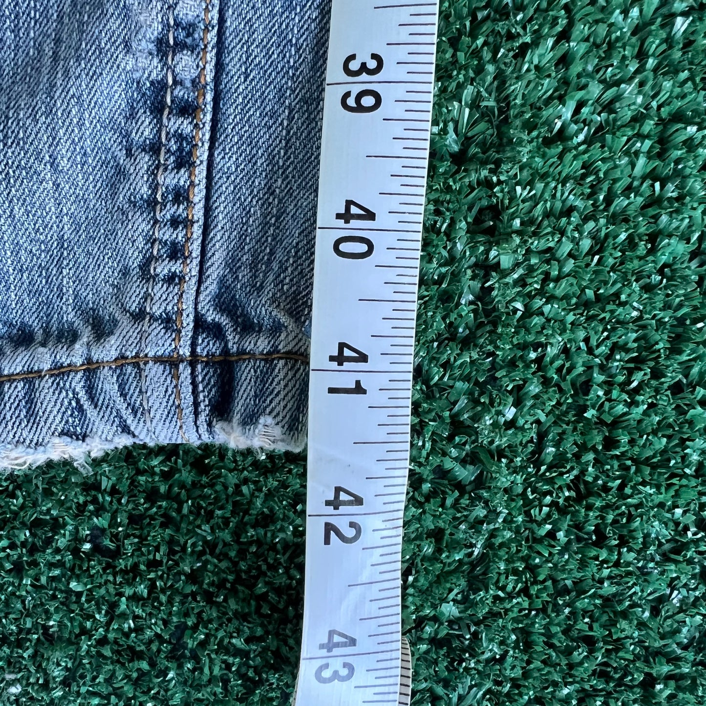 Y2K Surplus Eagle Wide-Leg Baggy Blue Jeans - 34x32.5" 20" Opens